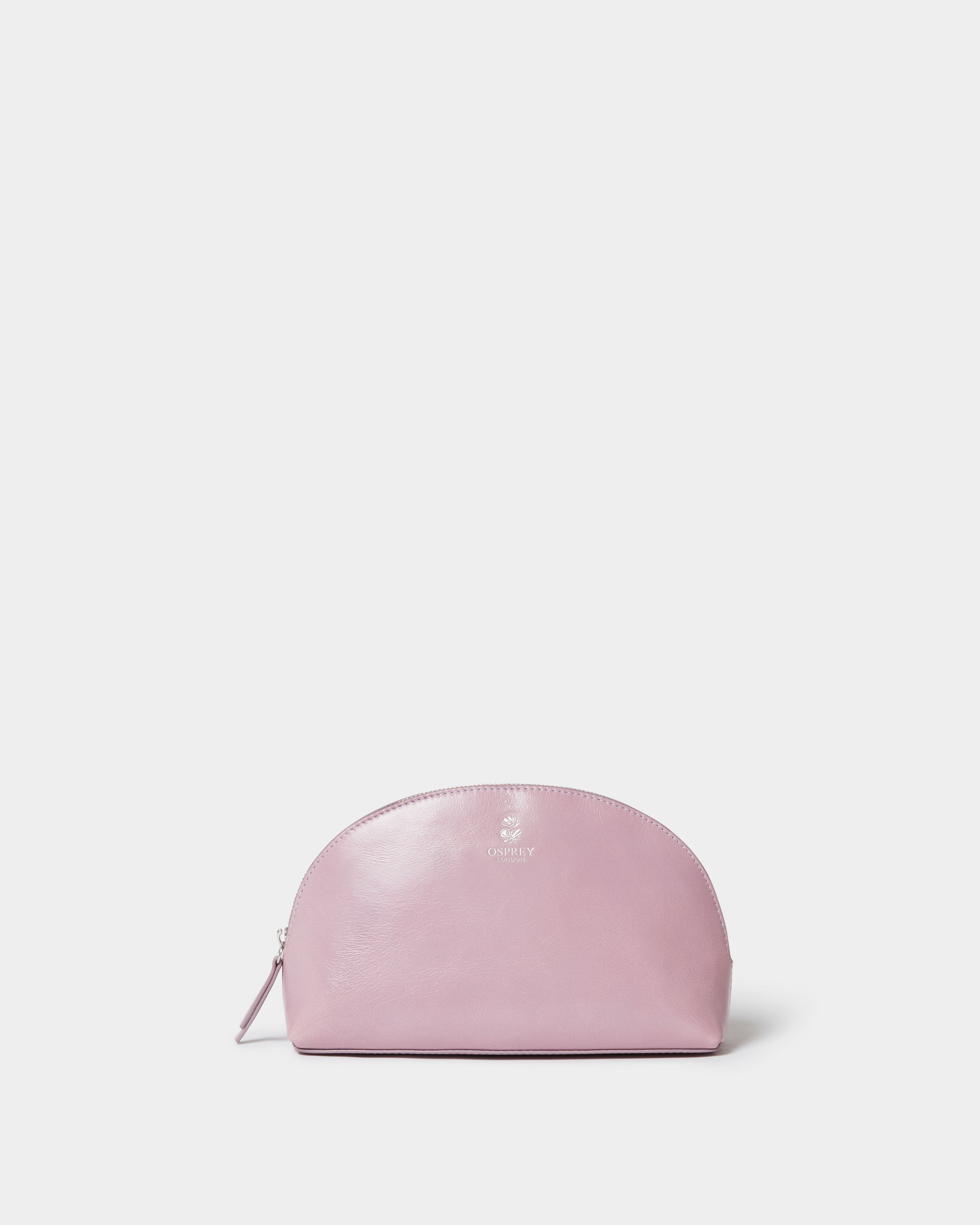 Image number 2 of The Wentworth Leather Small Make Up Bag in Heather