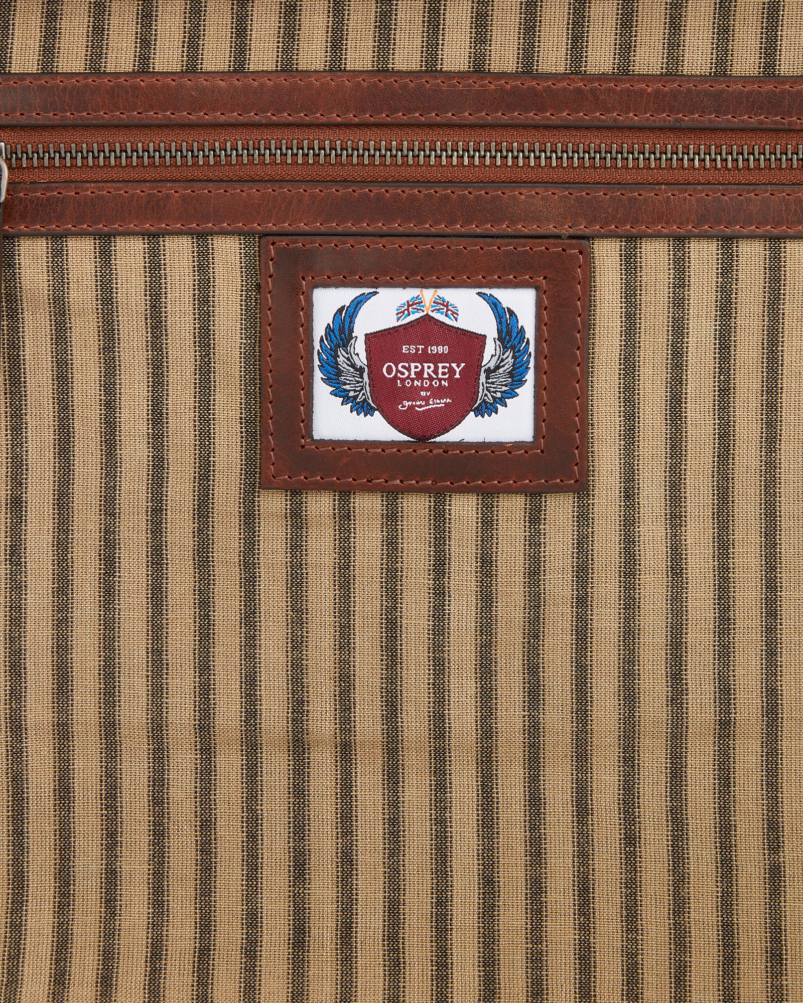 Image number 5 of The Smithy Large Leather Messenger in Cognac