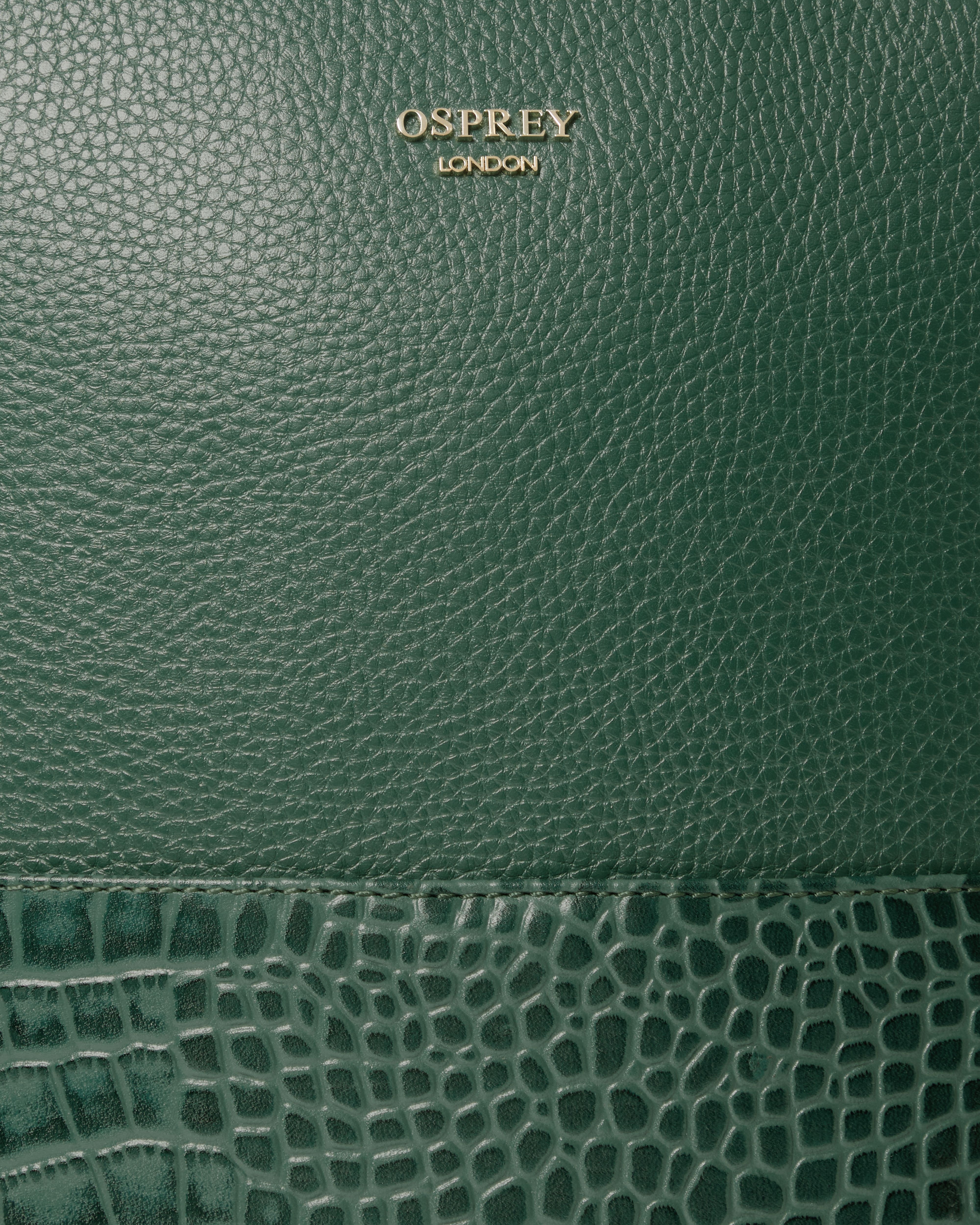 Image number 5 of The Kellie Leather Backpack in Forest