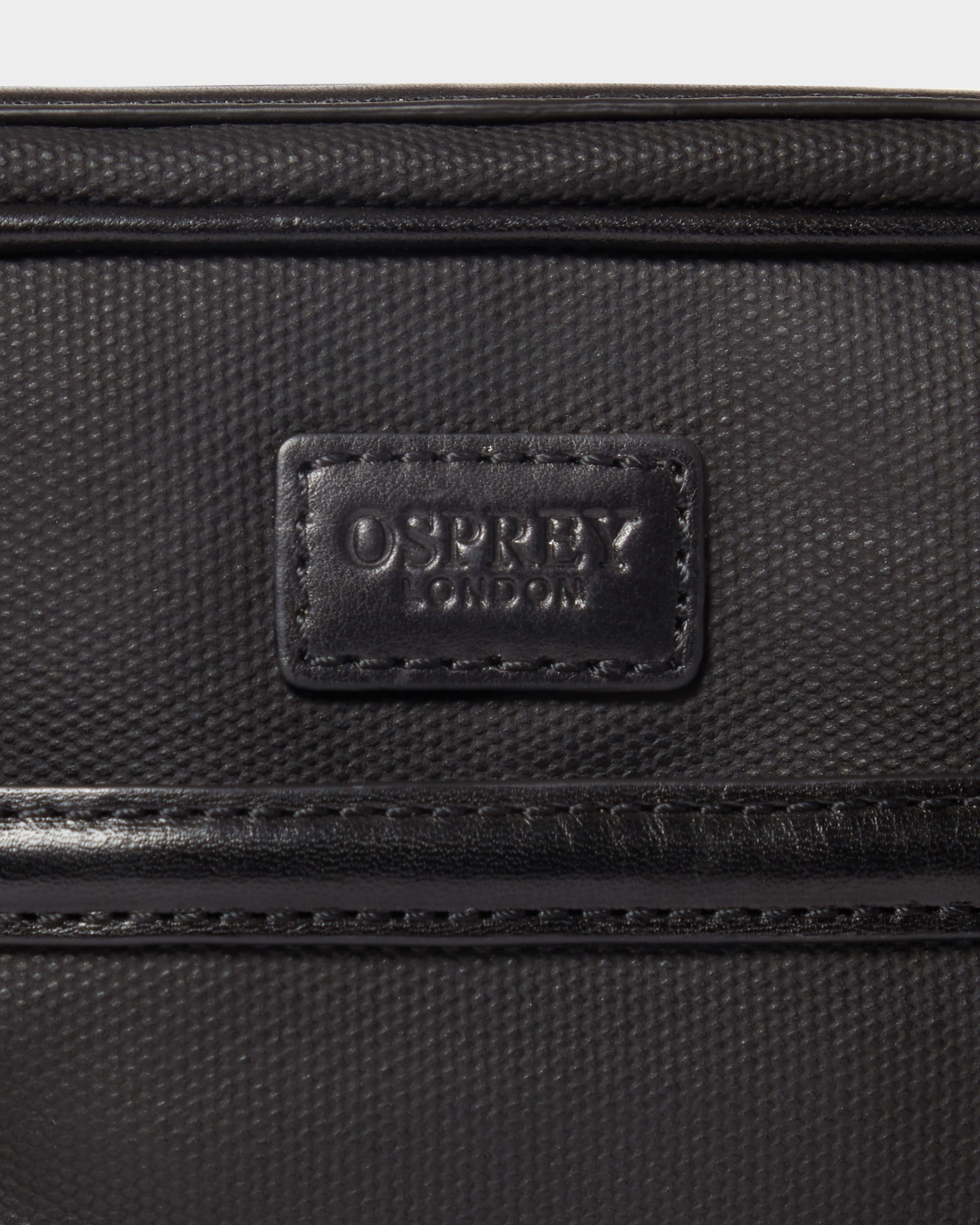 Image number 6 of The Frontline Waxed Canvas and Leather Messenger in Black