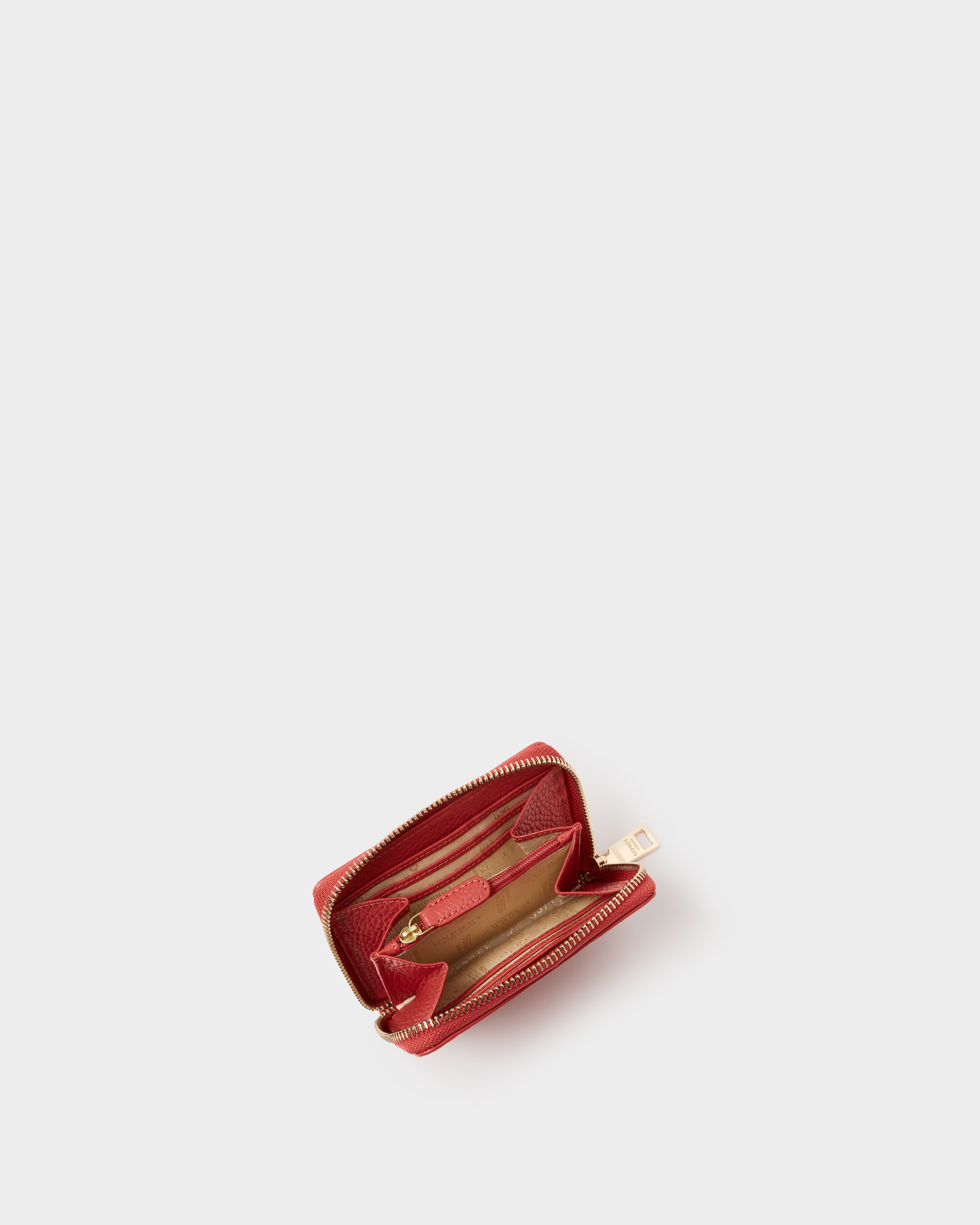 Image number 3 of The Core Small Leather Zip Around Purse in Rosewood