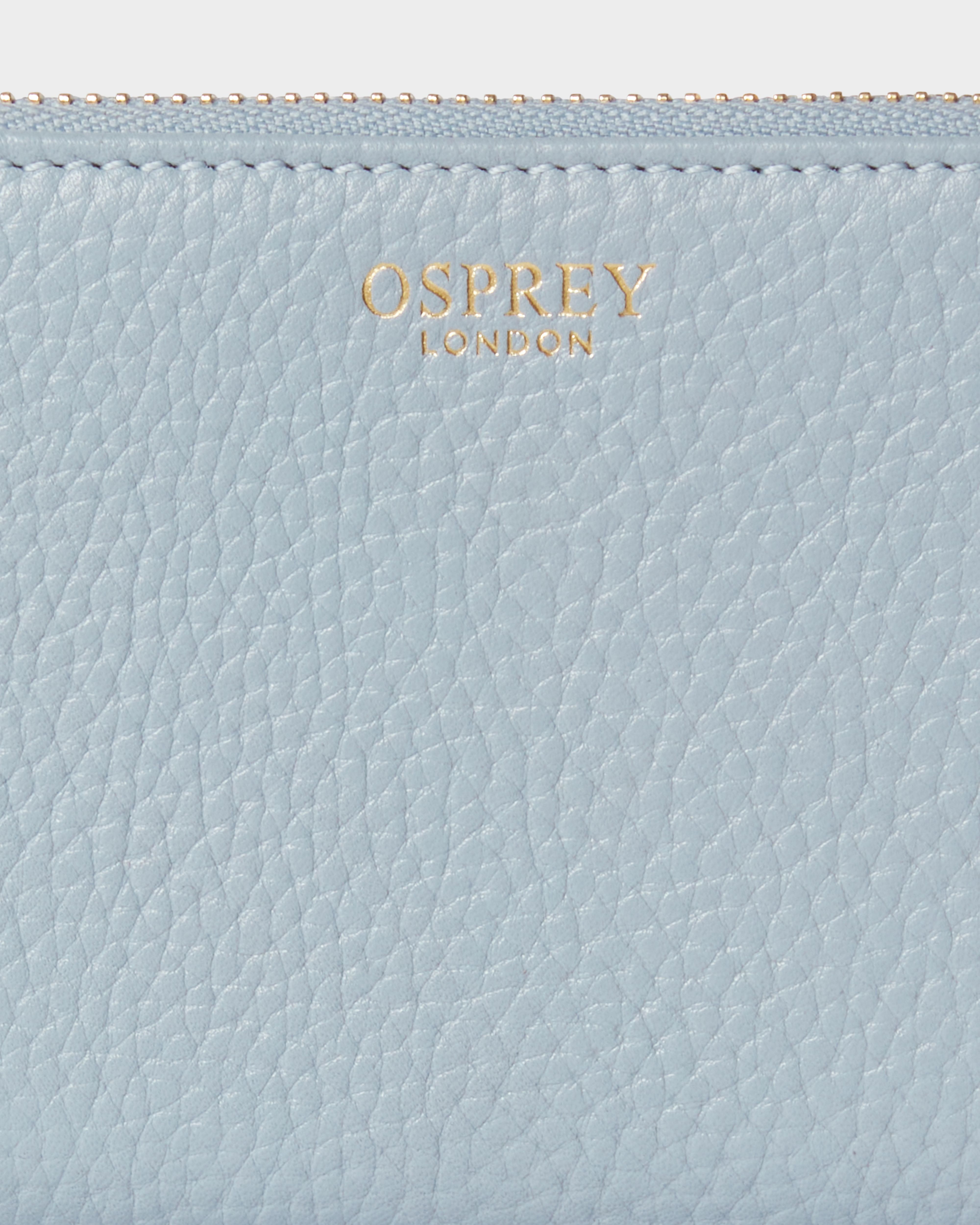 Image number 5 of The Core Small Leather Zip Around Purse in Ice