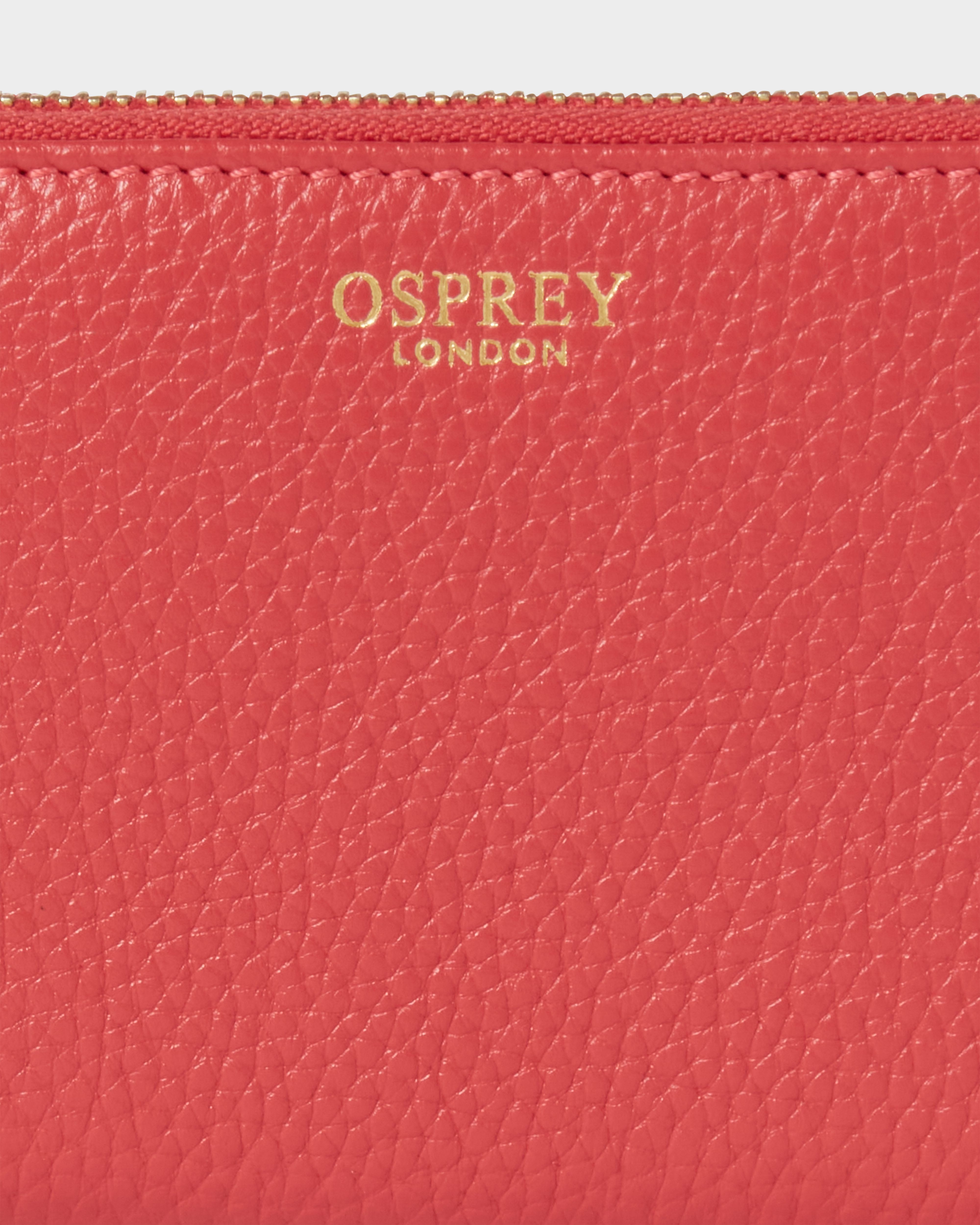 Image number 5 of The Core Small Leather Zip Around Purse in Rosewood
