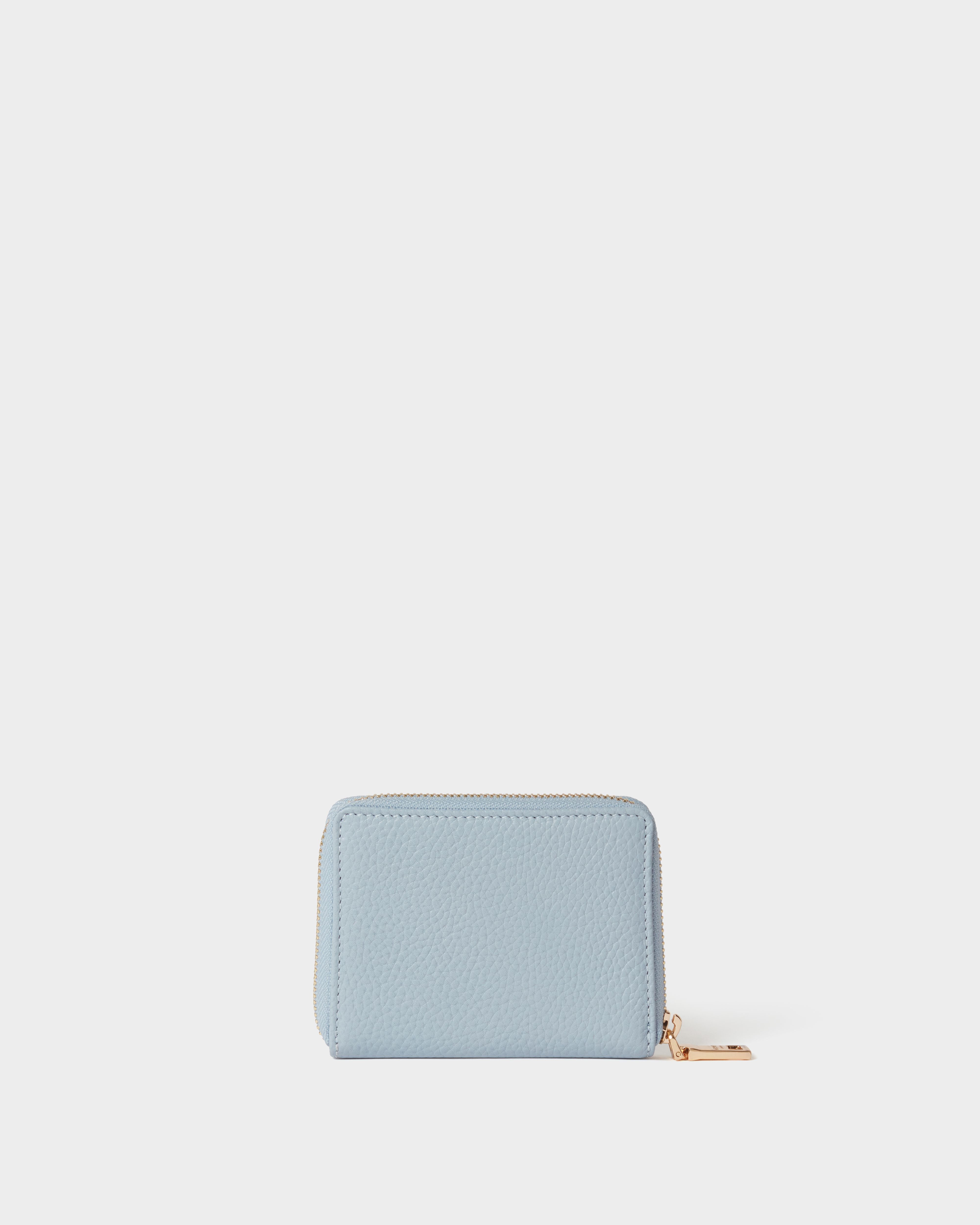 Image number 4 of The Core Small Leather Zip Around Purse in Ice