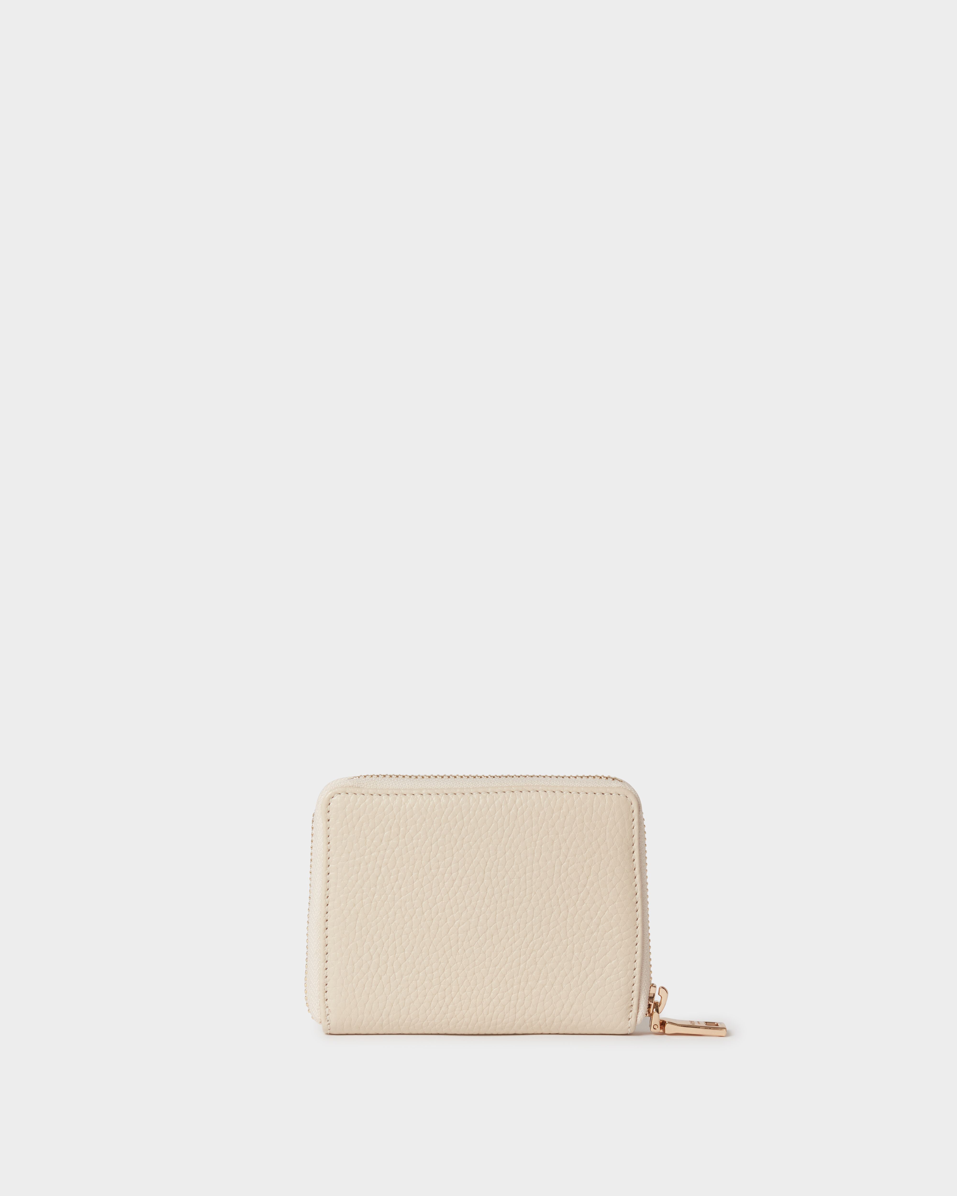 Image number 4 of The Core Small Leather Zip Around Purse in Dove