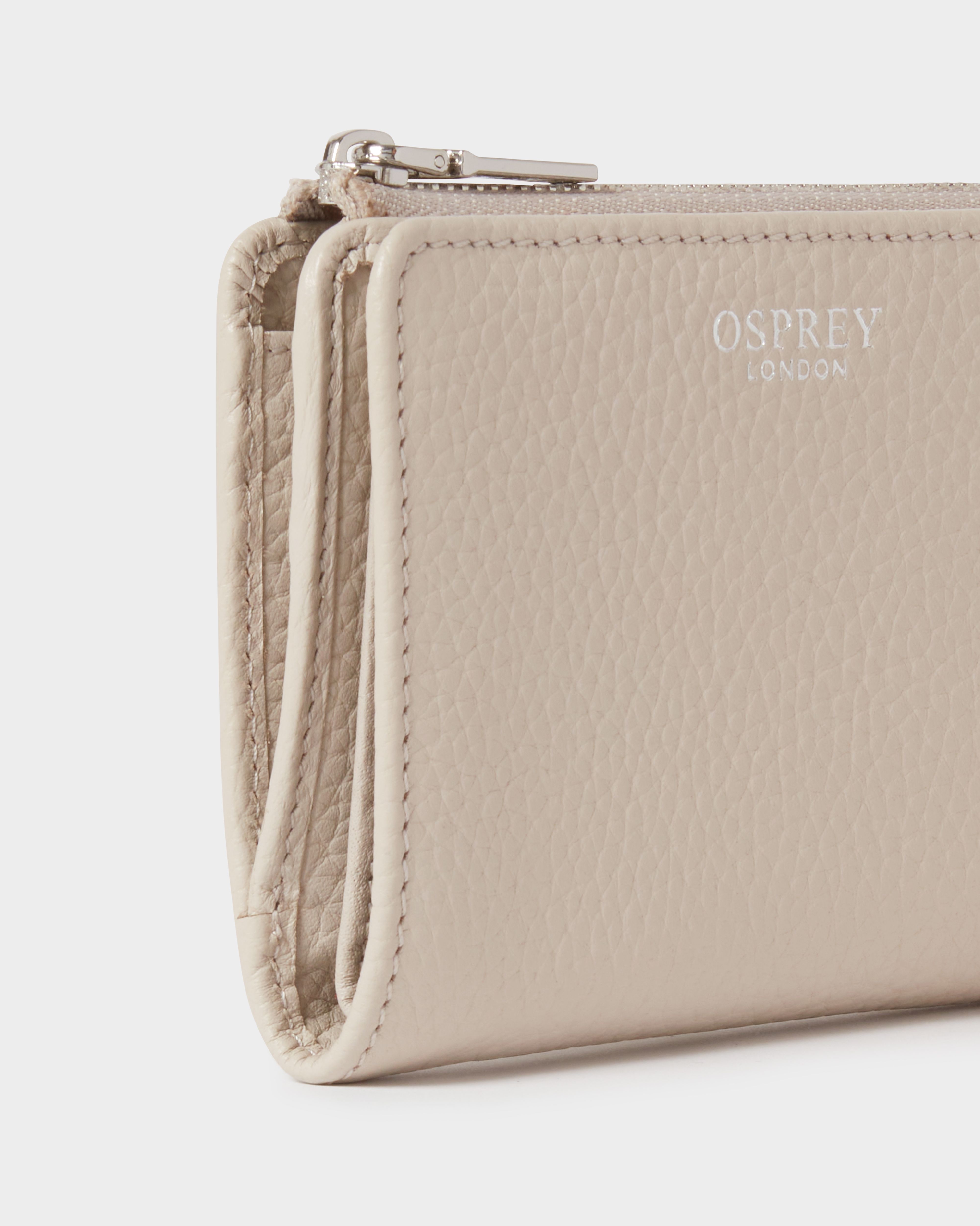 Image number 5 of The Core Medium Leather Zip Matinee Purse in Taupe