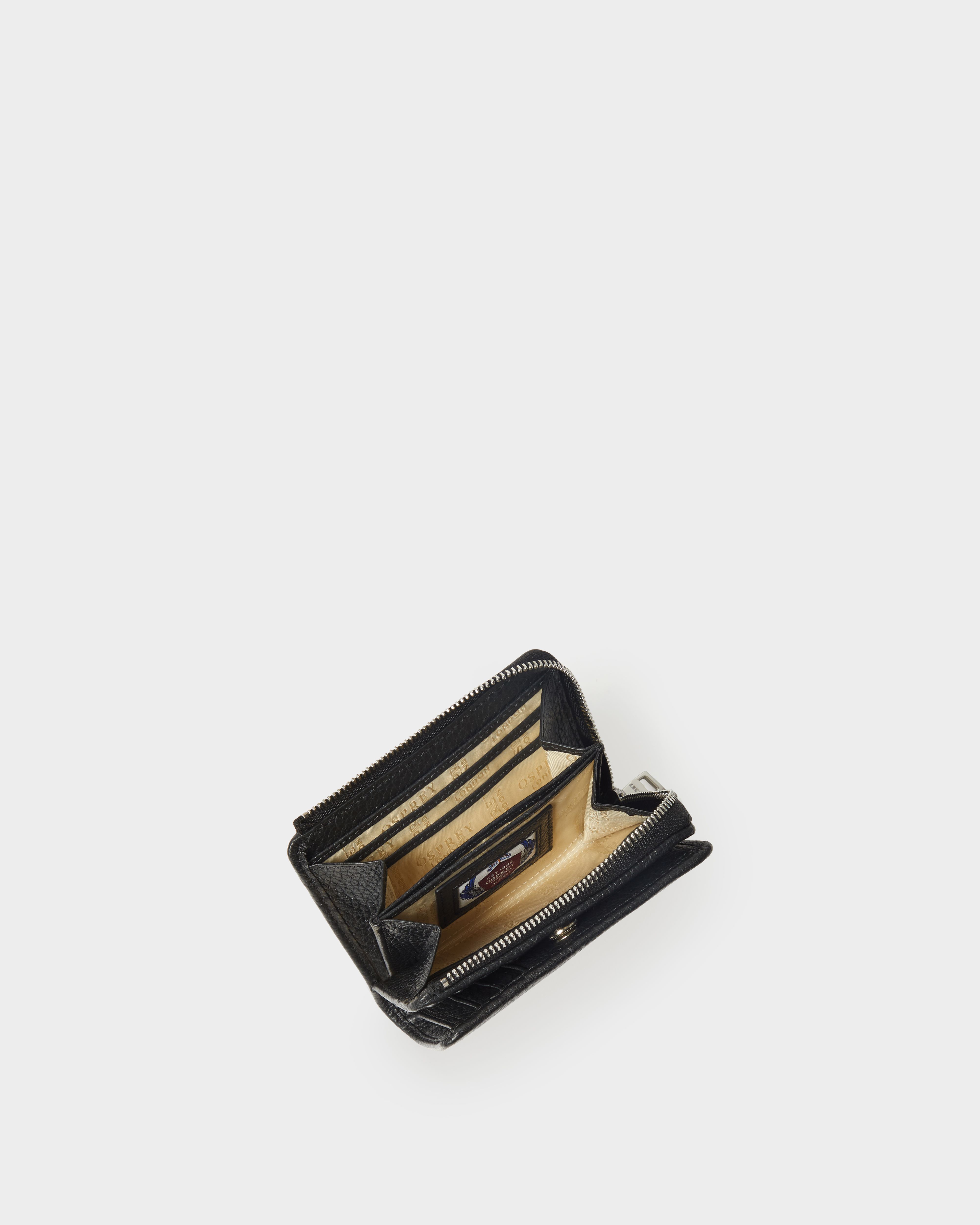 Image number 3 of The Core Medium Leather Zip Matinee Purse in Black