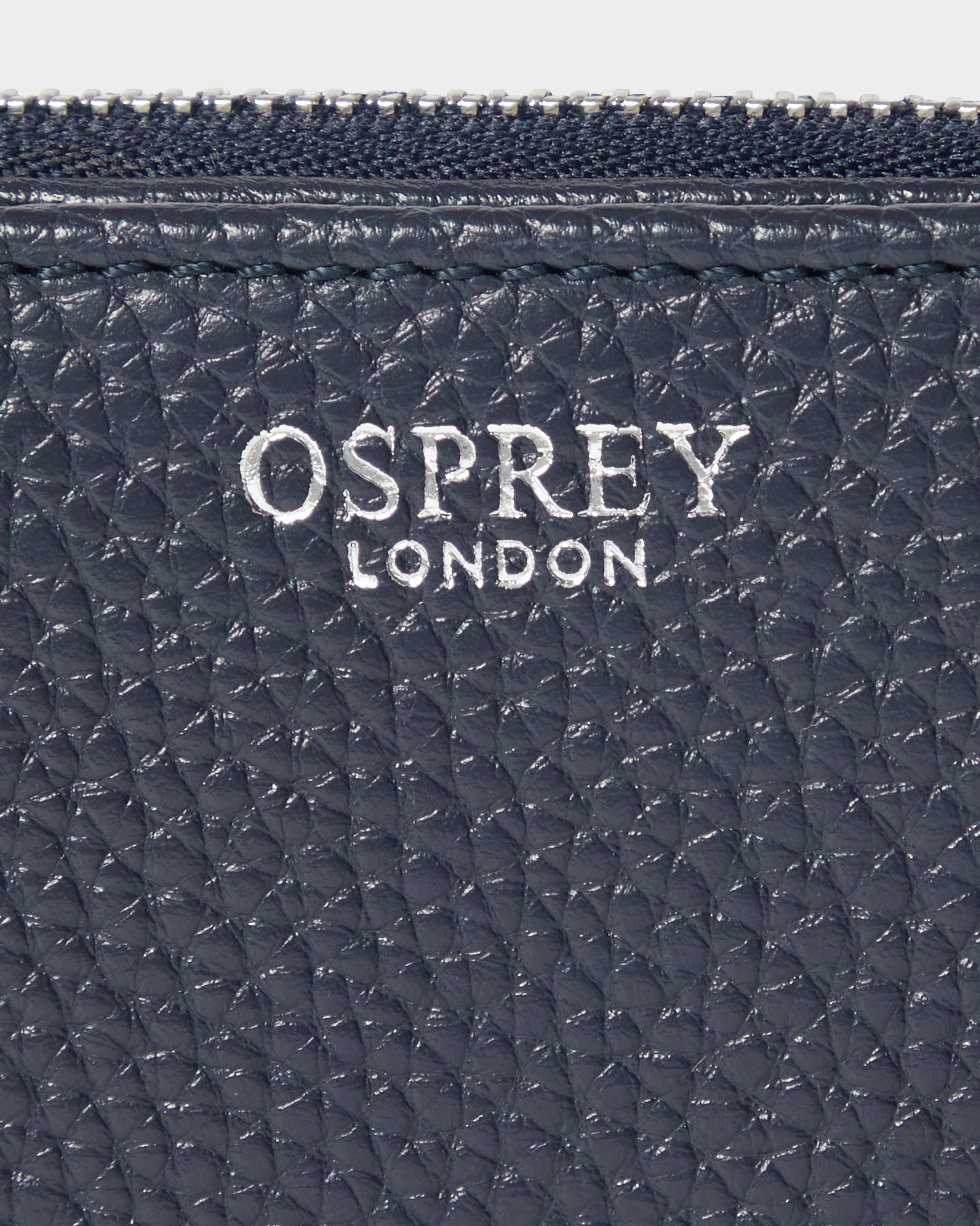 Image number 5 of The Core Medium Leather Zip Matinee Purse in Navy