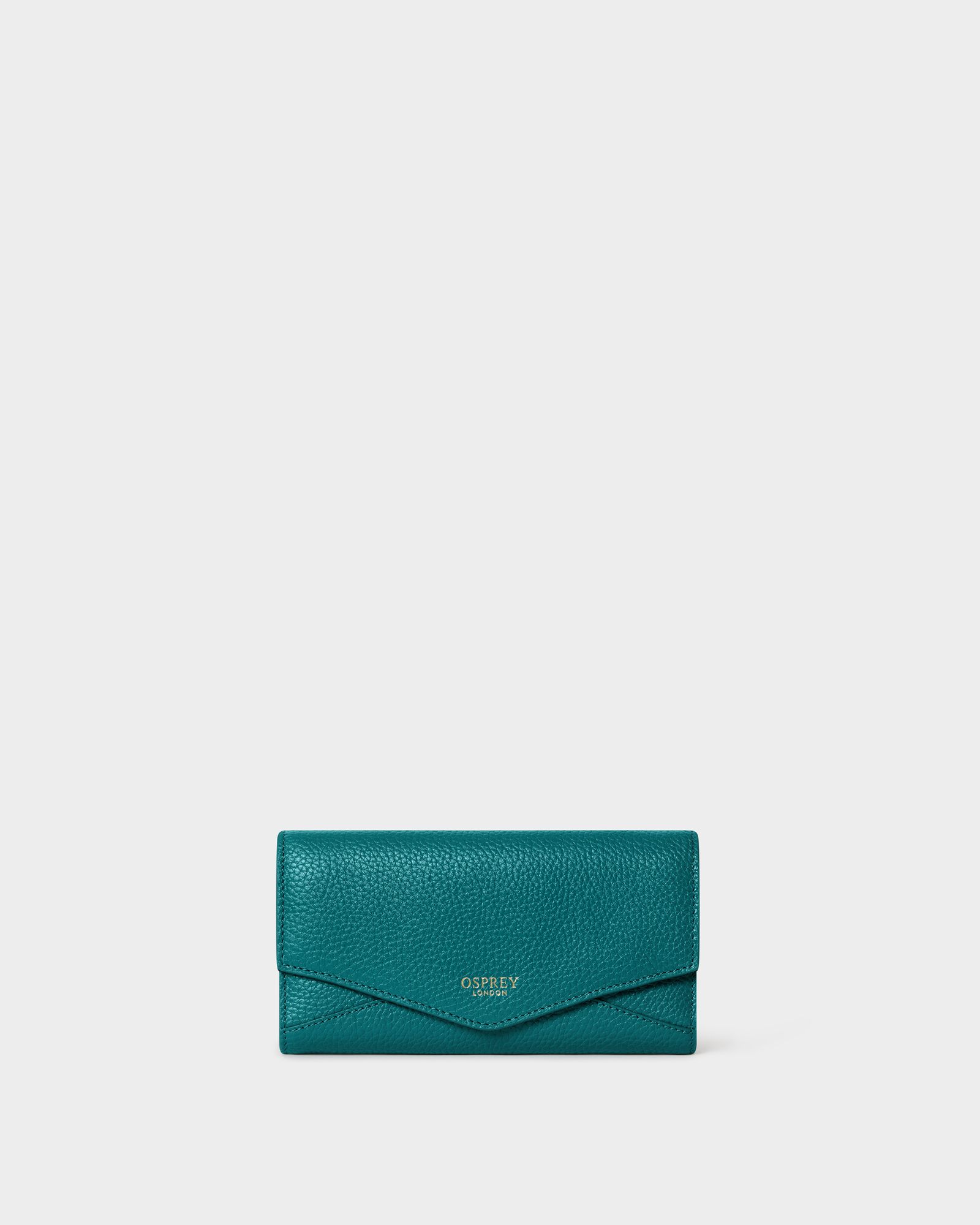 Image number 1 of The Core Medium Leather Matinee Purse in Dark Teal