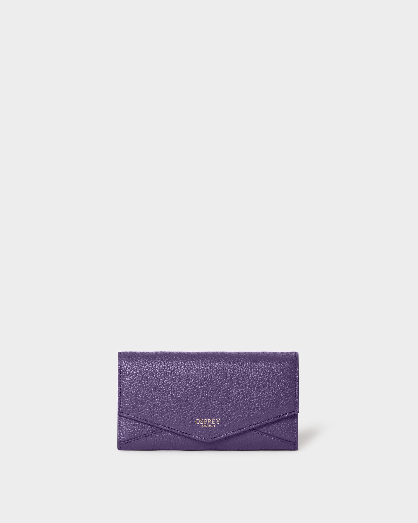 Image number 1 of The Core Medium Leather Matinee Purse in Purple
