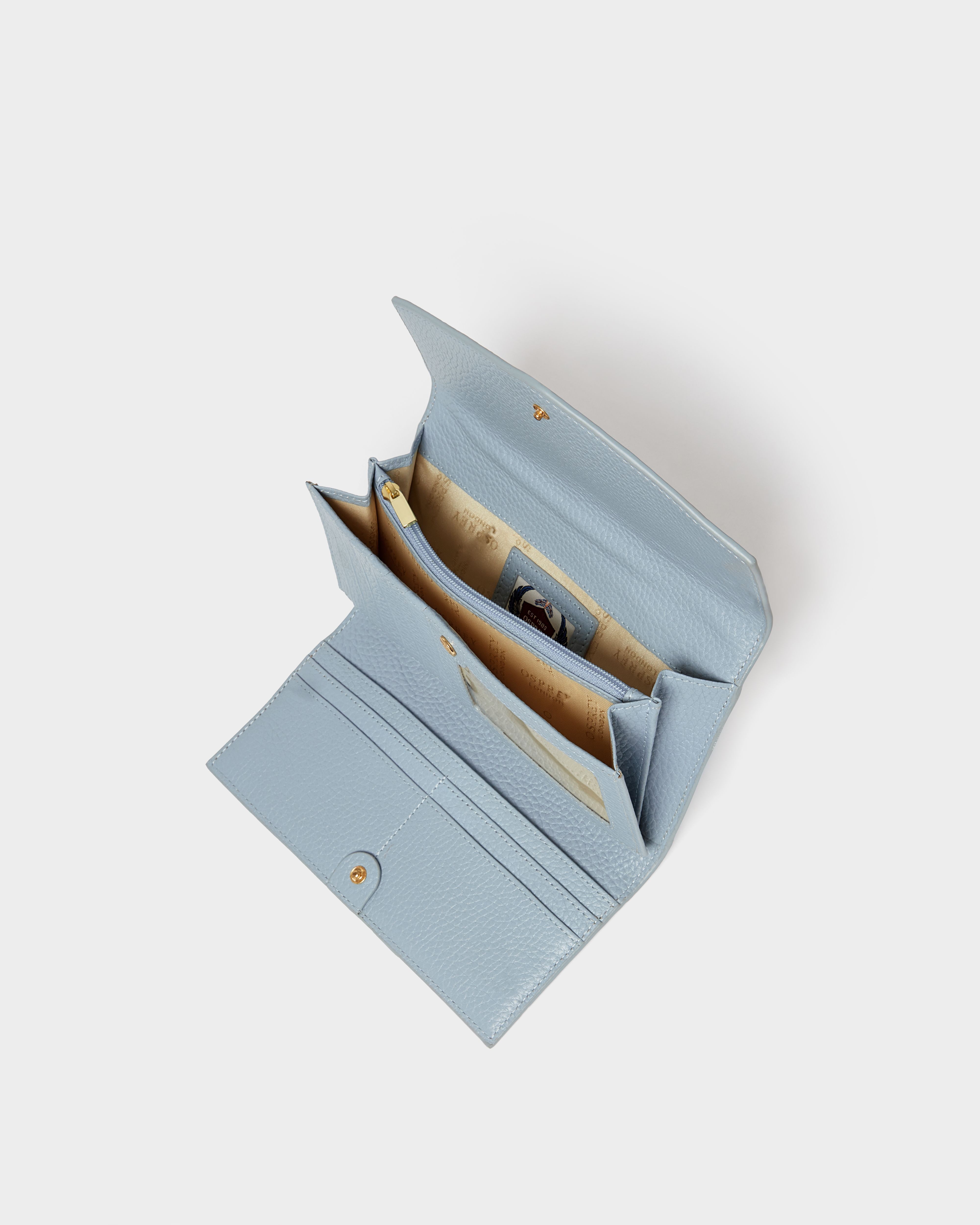 Image number 4 of The Core Medium Leather Matinee Purse in Ice