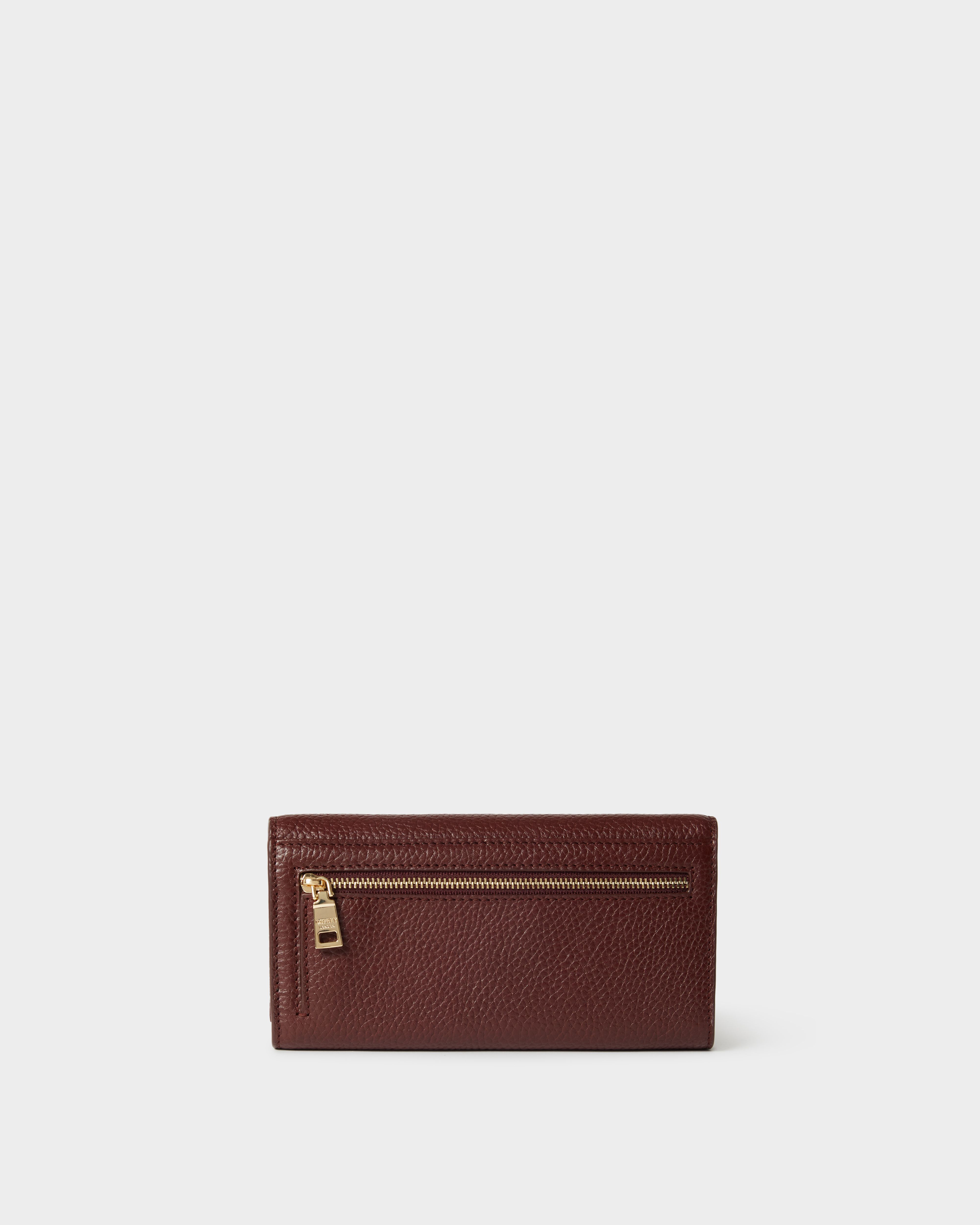 Image number 4 of The Core Medium Leather Matinee Purse in Merlot