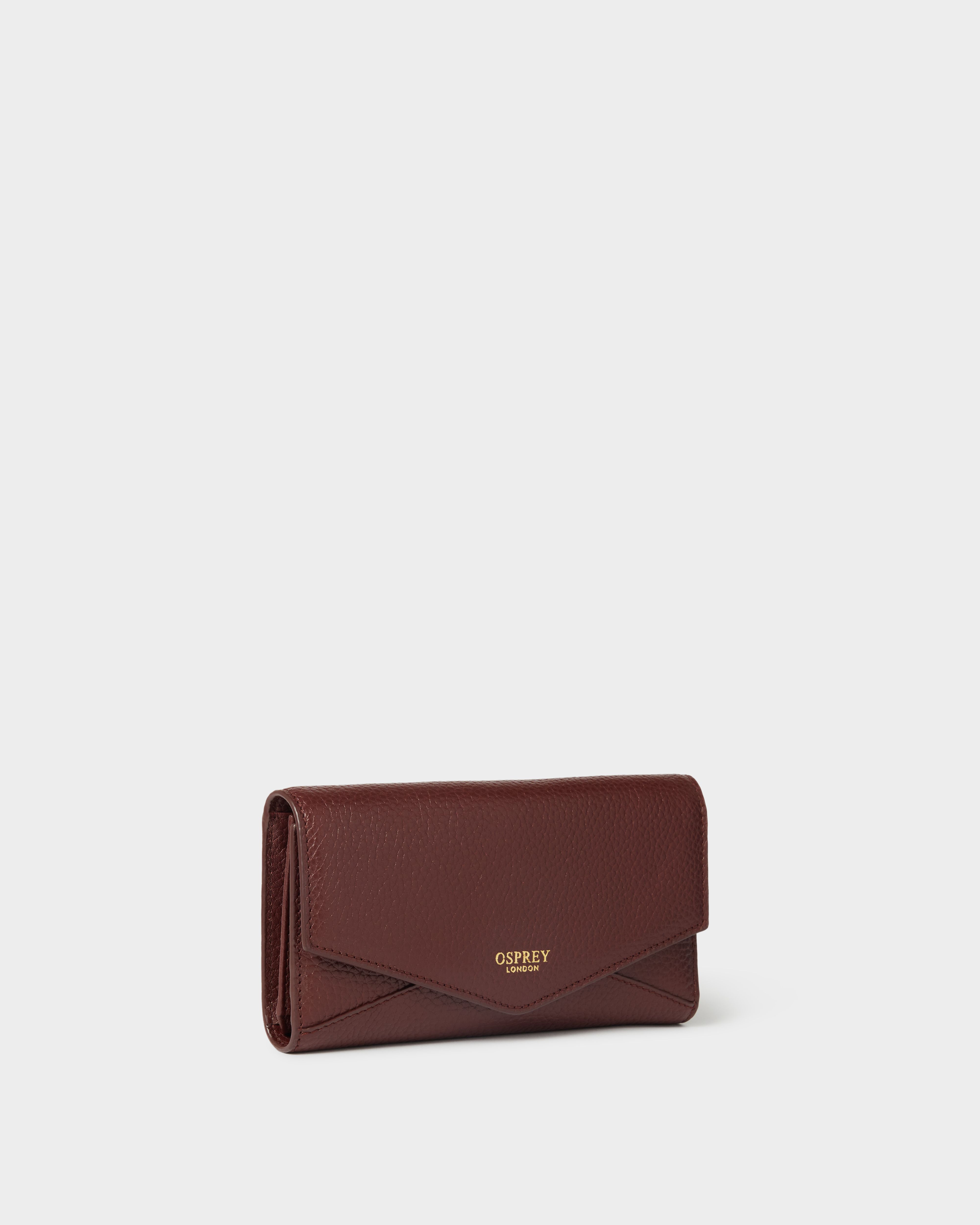 Image number 2 of The Core Medium Leather Matinee Purse in Merlot