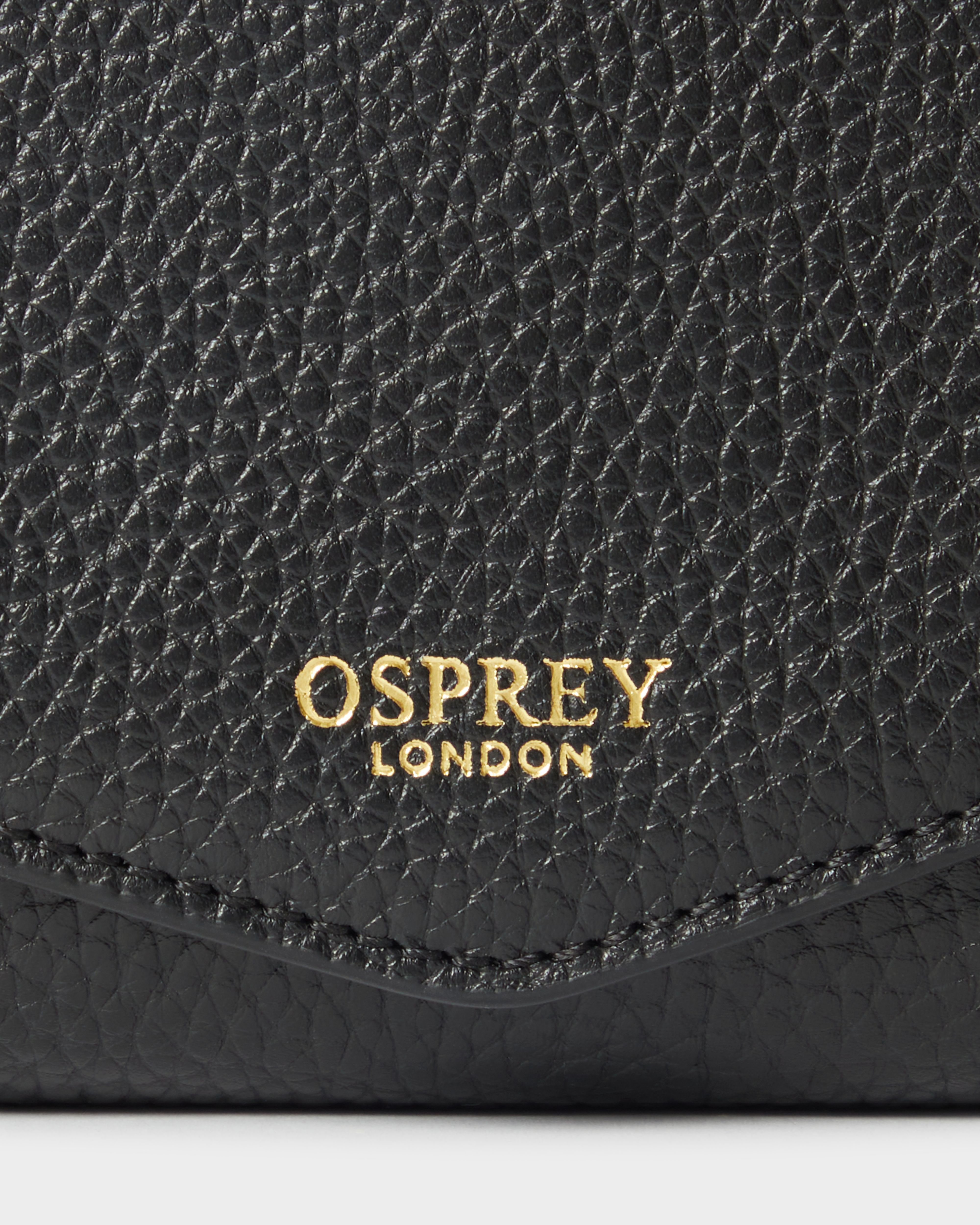 Image number 5 of The Core Medium Leather Matinee Purse in Black