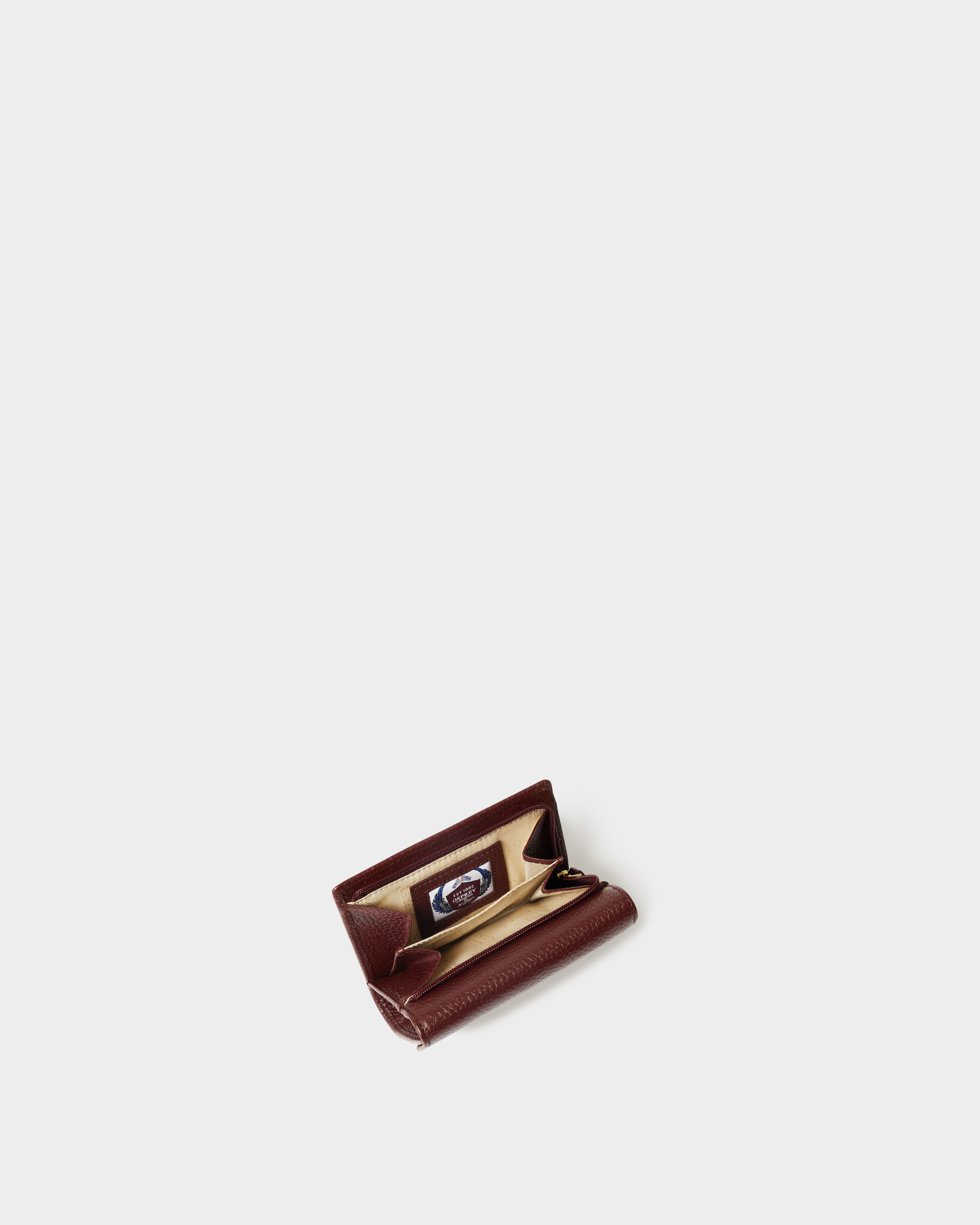 Image number 4 of The Core Small Leather Matinee Purse in Merlot