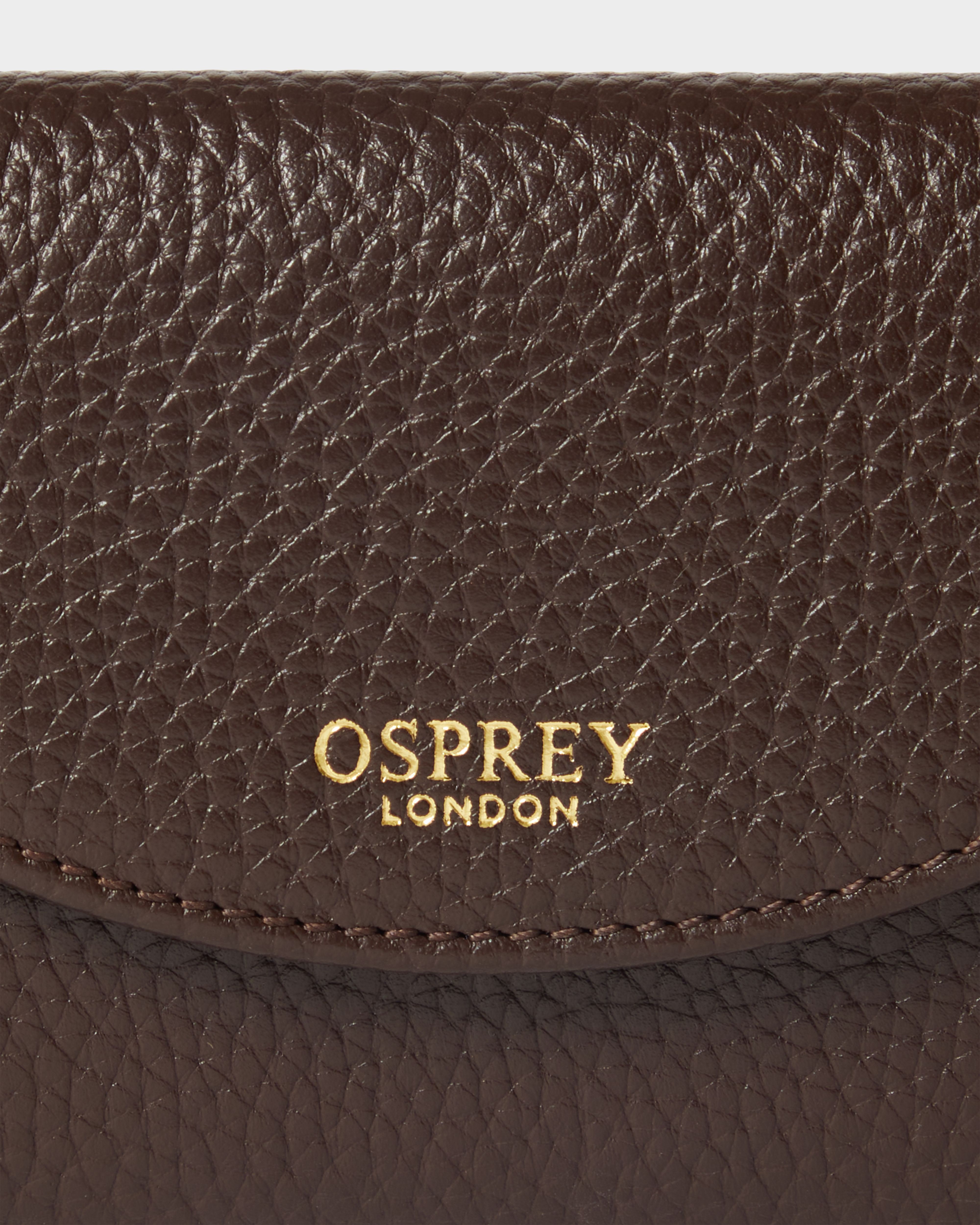 Image number 5 of The Core Small Leather Matinee Purse in Chocolate