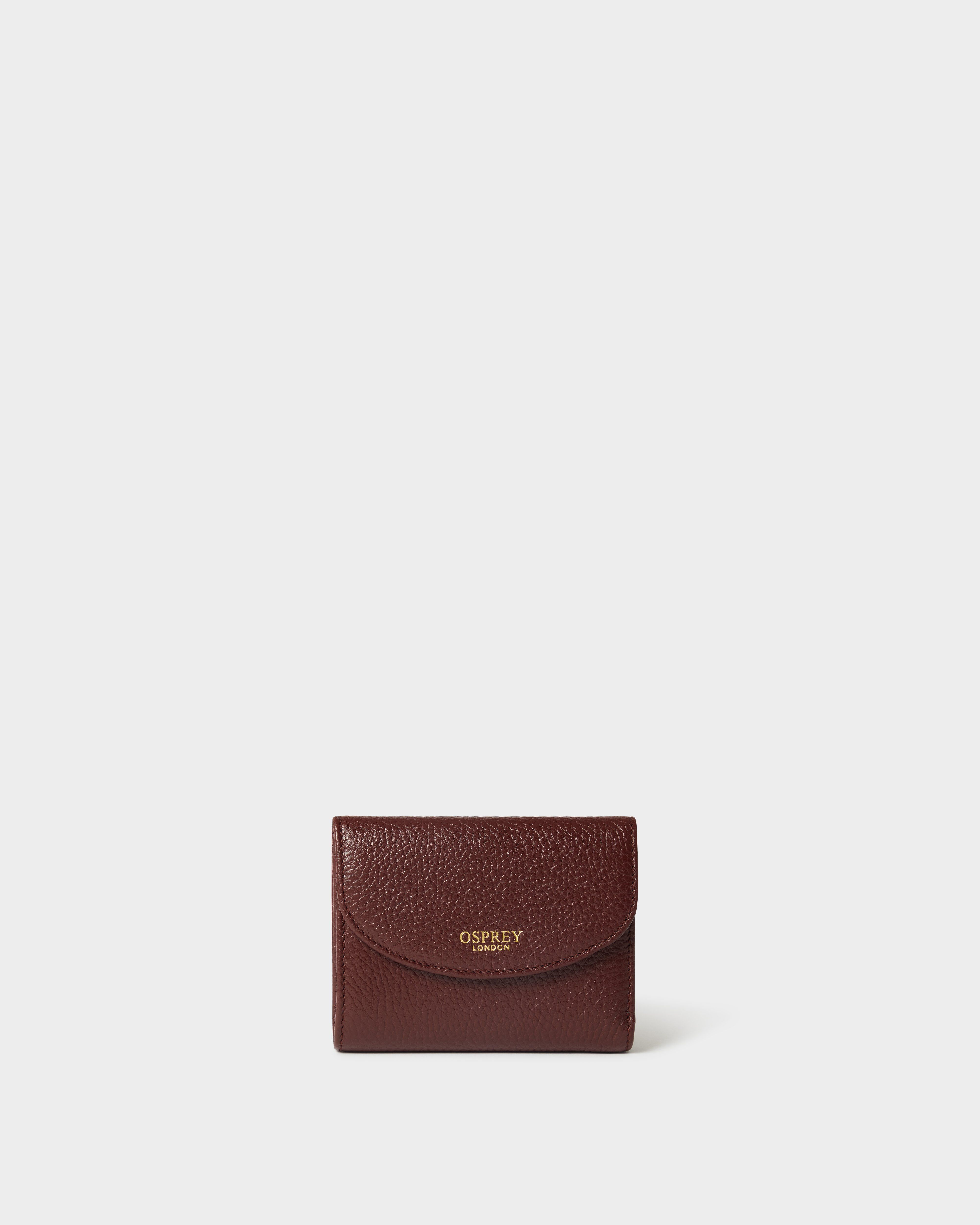 The Core Small Leather Matinee Purse in Merlot