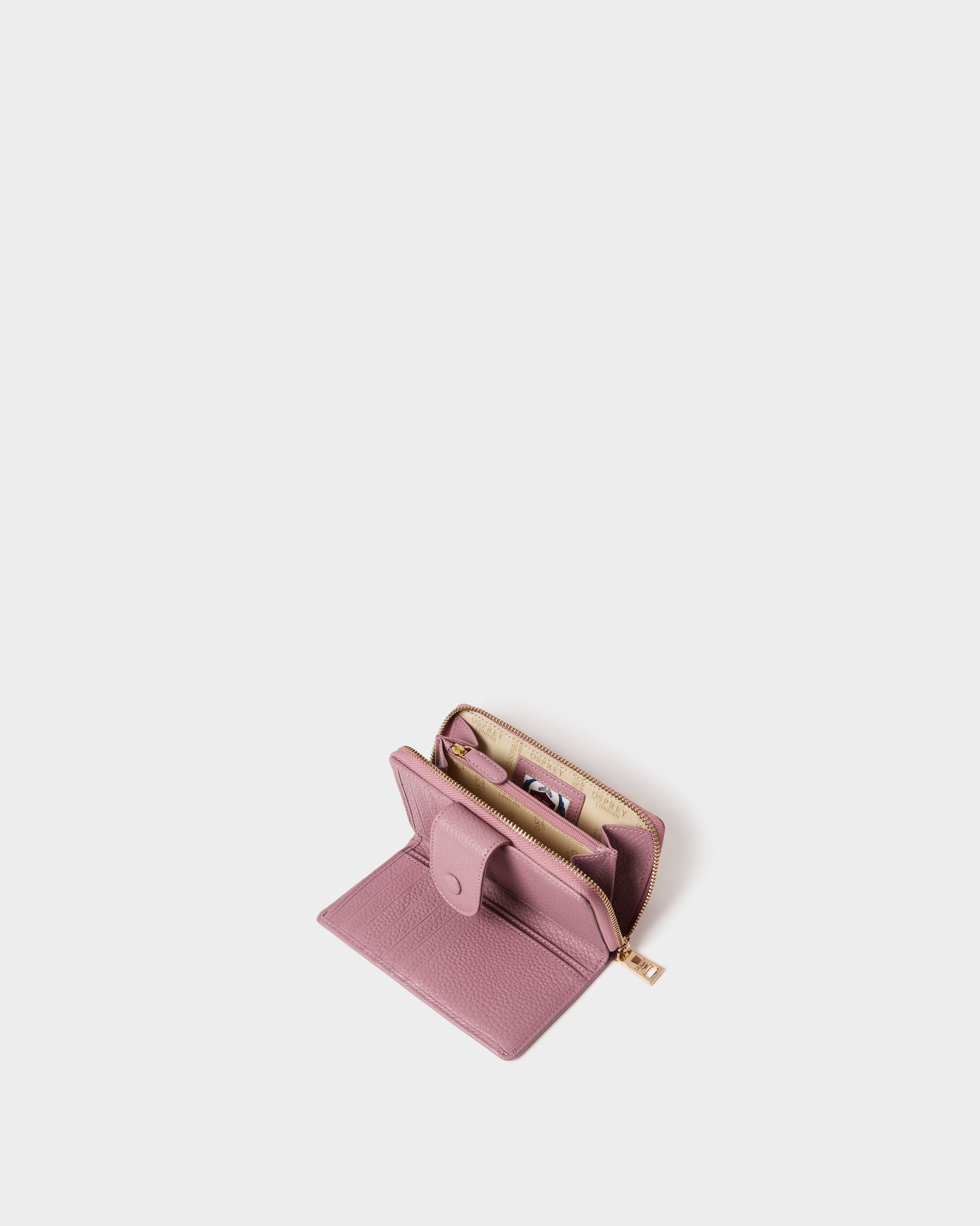 Image number 3 of The Core Medium Leather Popper Matinee Purse in Heather