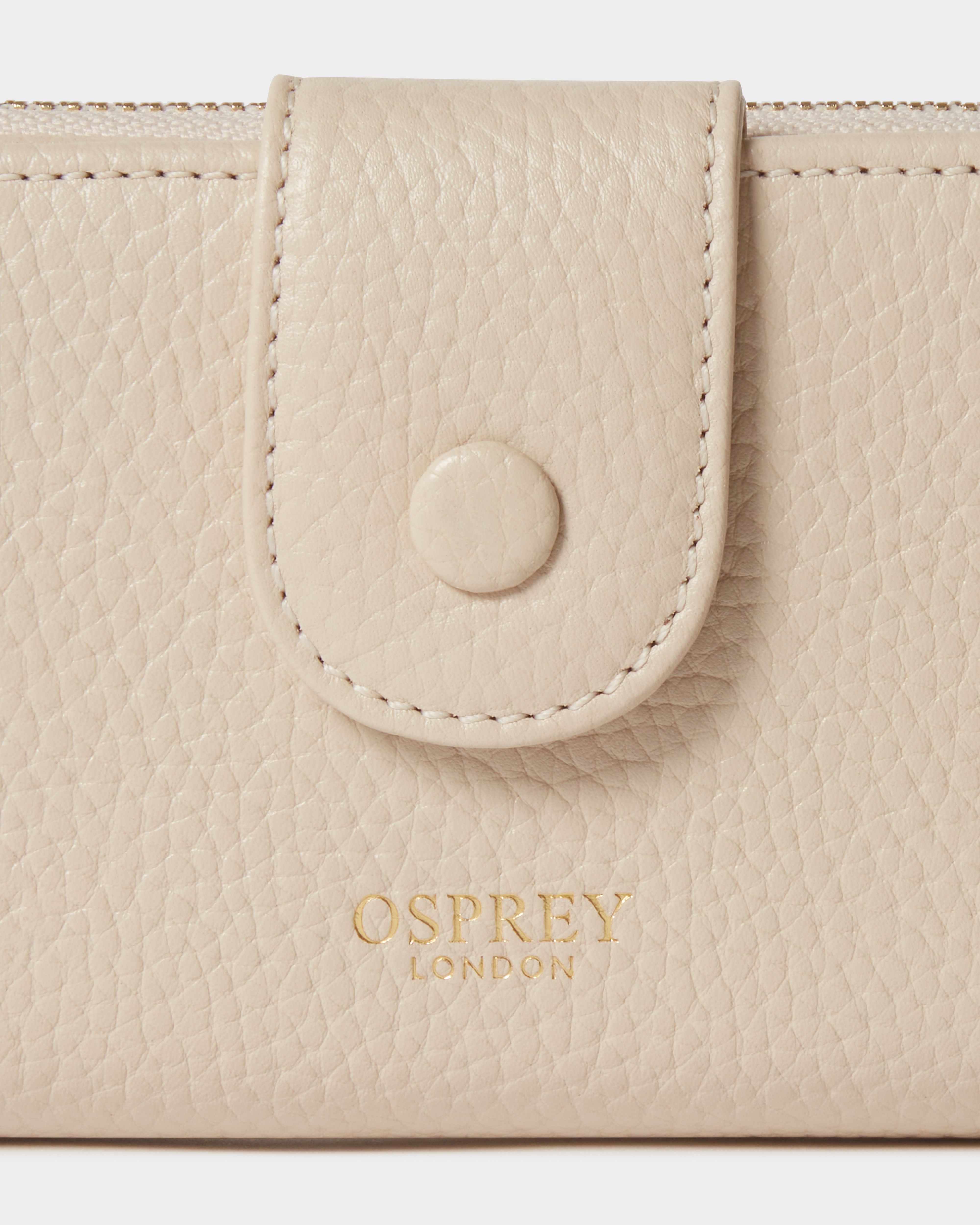 Image number 5 of The Core Medium Leather Popper Matinee Purse in Dove