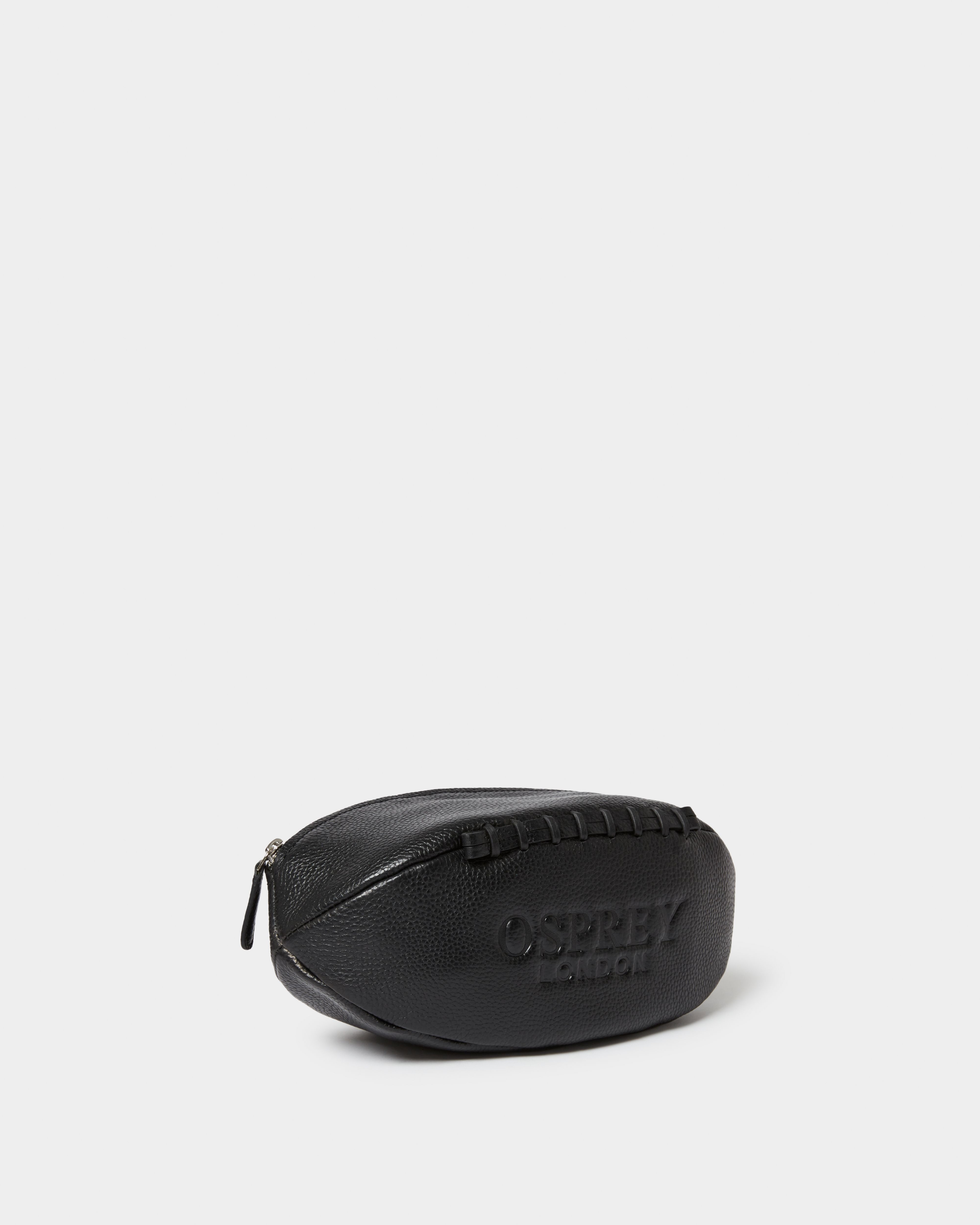 Image number 2 of The Rugger Leather Washbag in Black