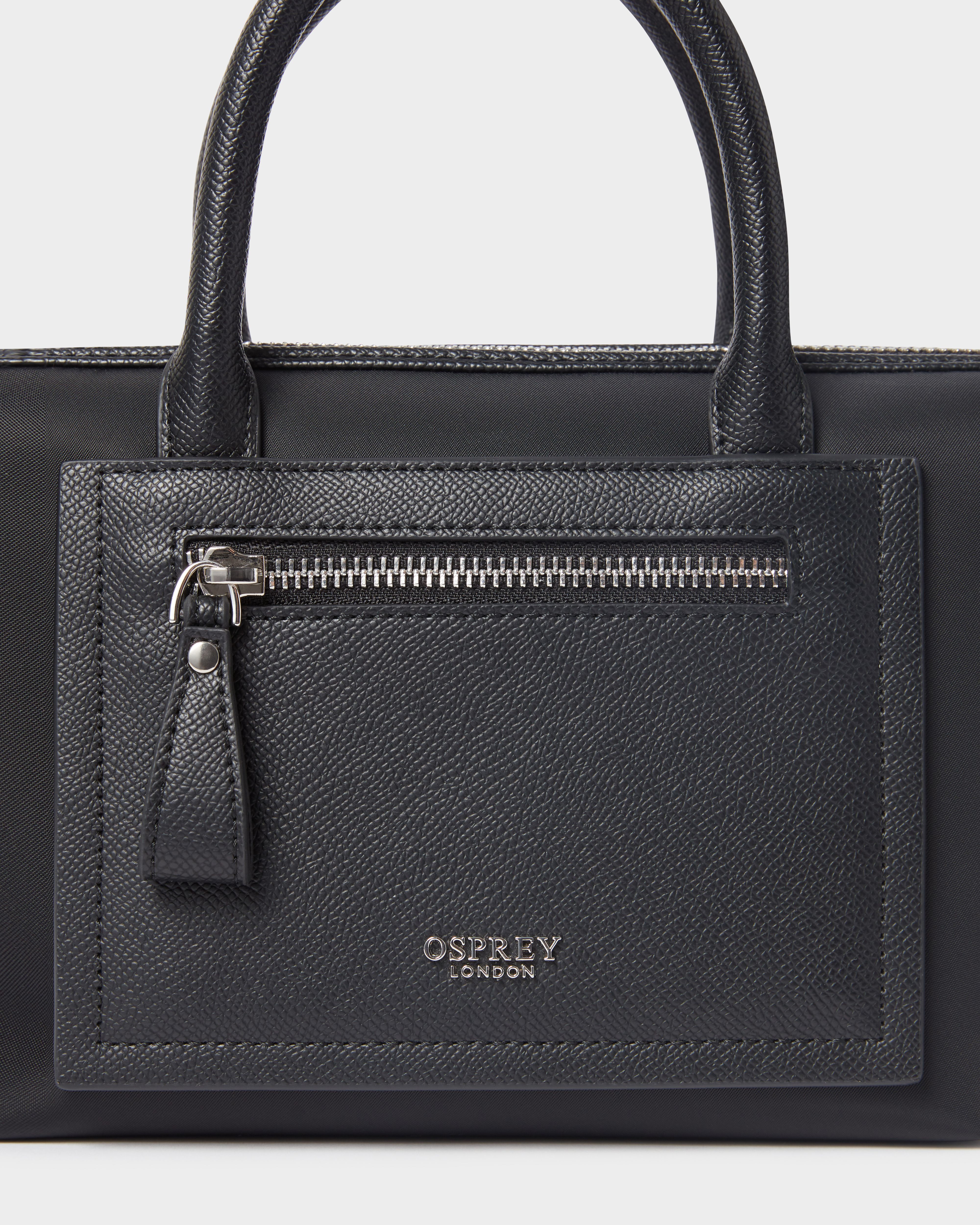 Image number 6 of The Mini Linear Tote in Black