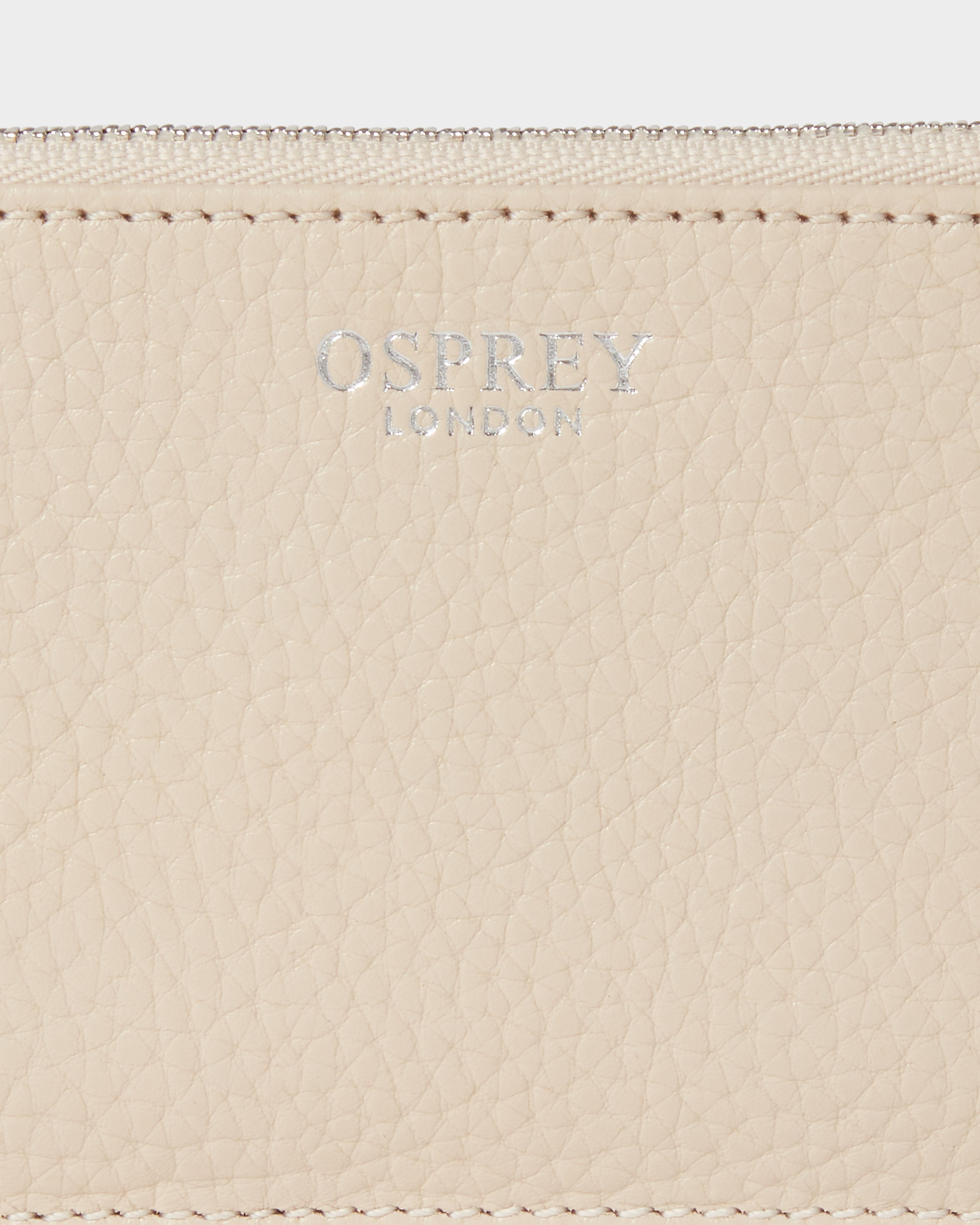 Image number 5 of The Core Small Leather Card Pouch in Dove