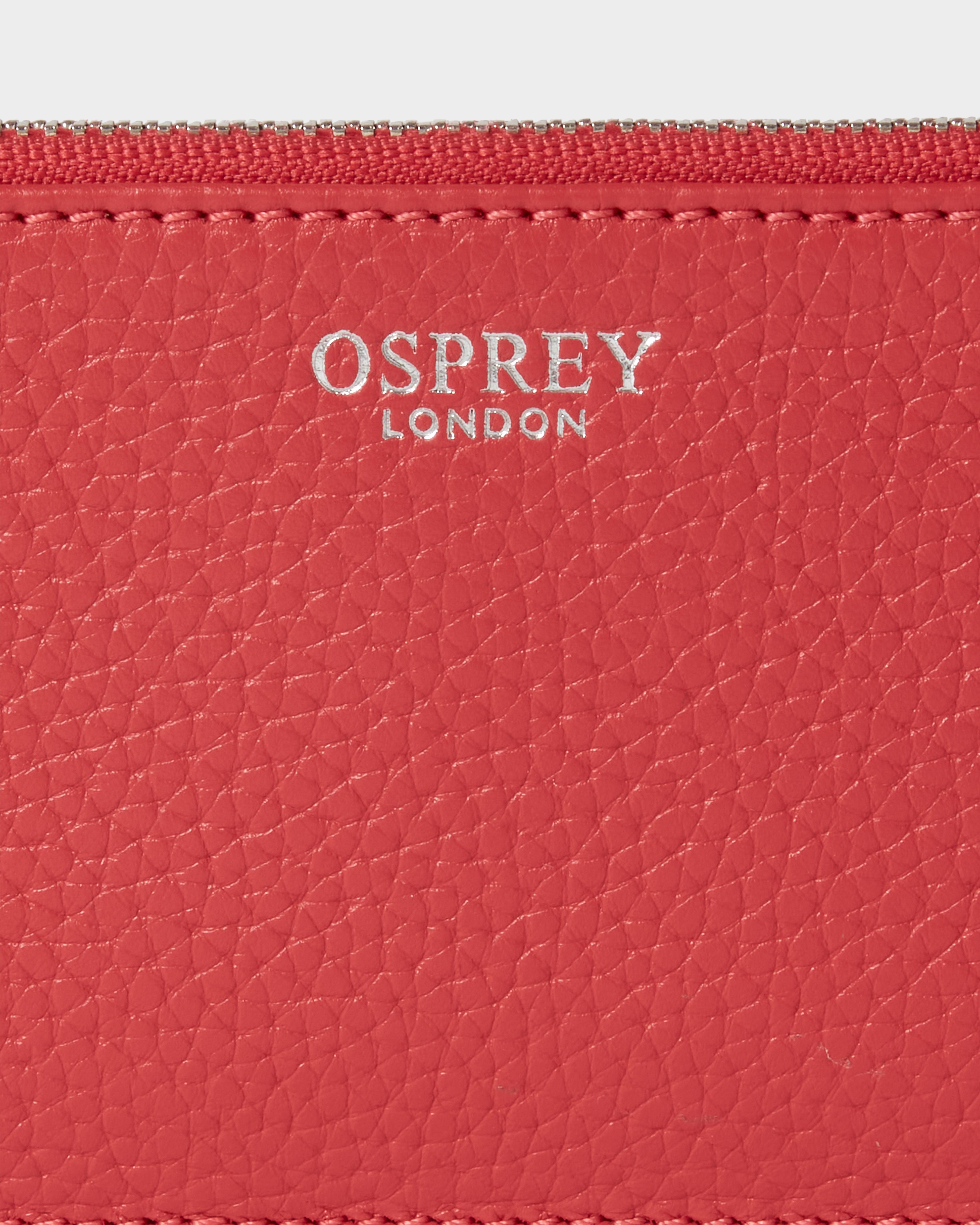 Image number 5 of The Core Small Leather Card Pouch in Rosewood