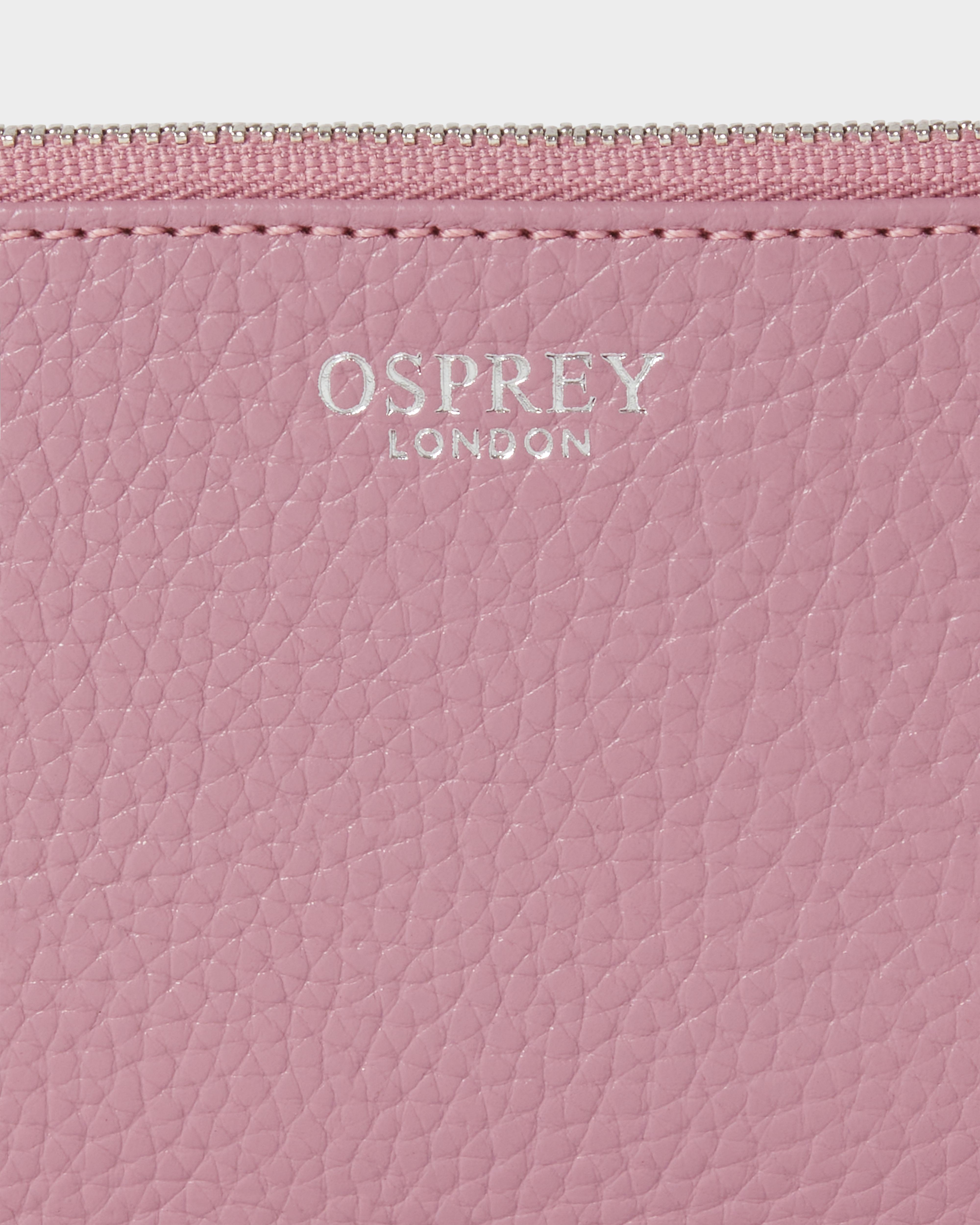 Image number 5 of The Core Small Leather Card Pouch in Heather