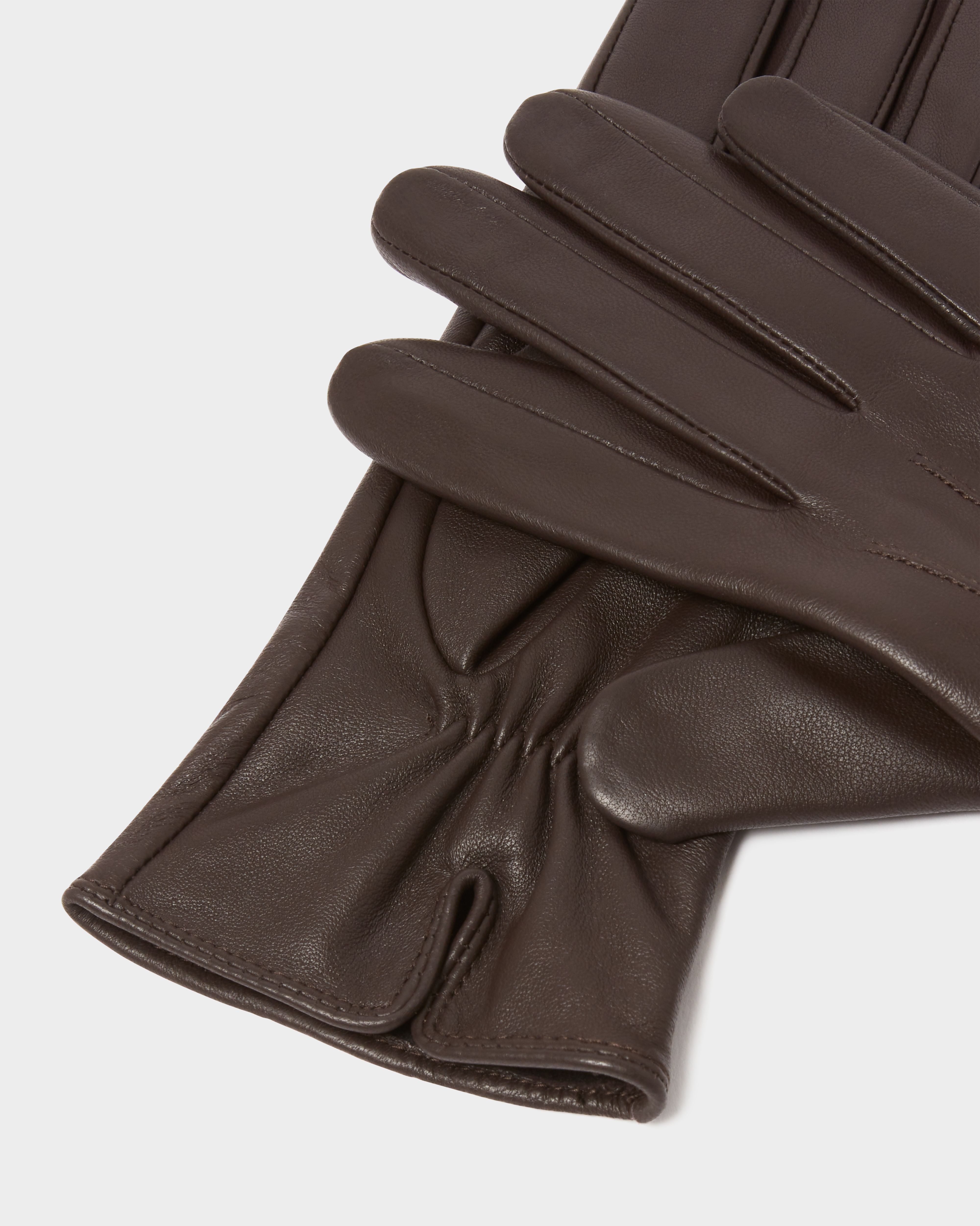 Image number 5 of Agatha Womens Leather Gloves - Smooth Grain
