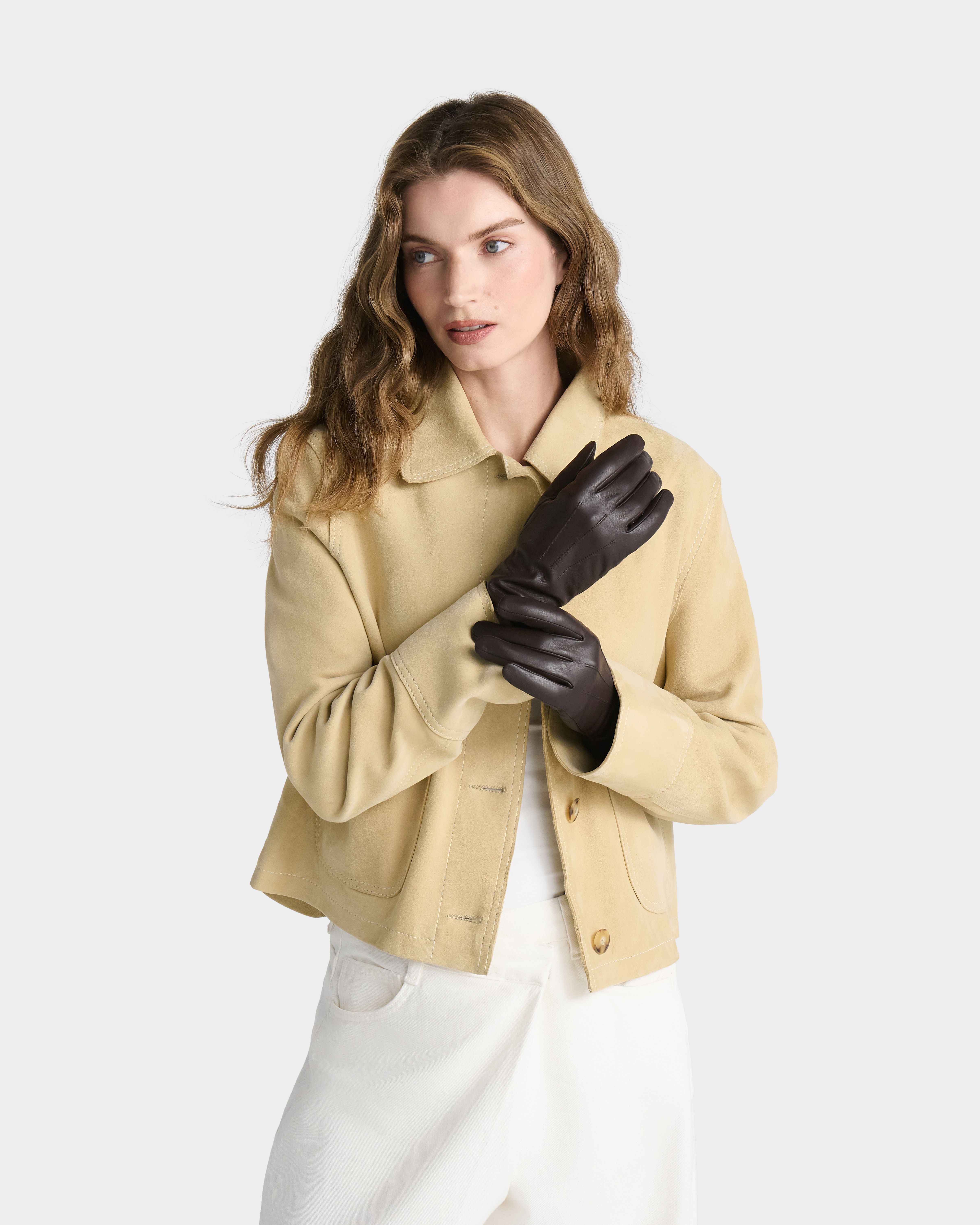 Agatha Womens Leather Gloves - Smooth Grain