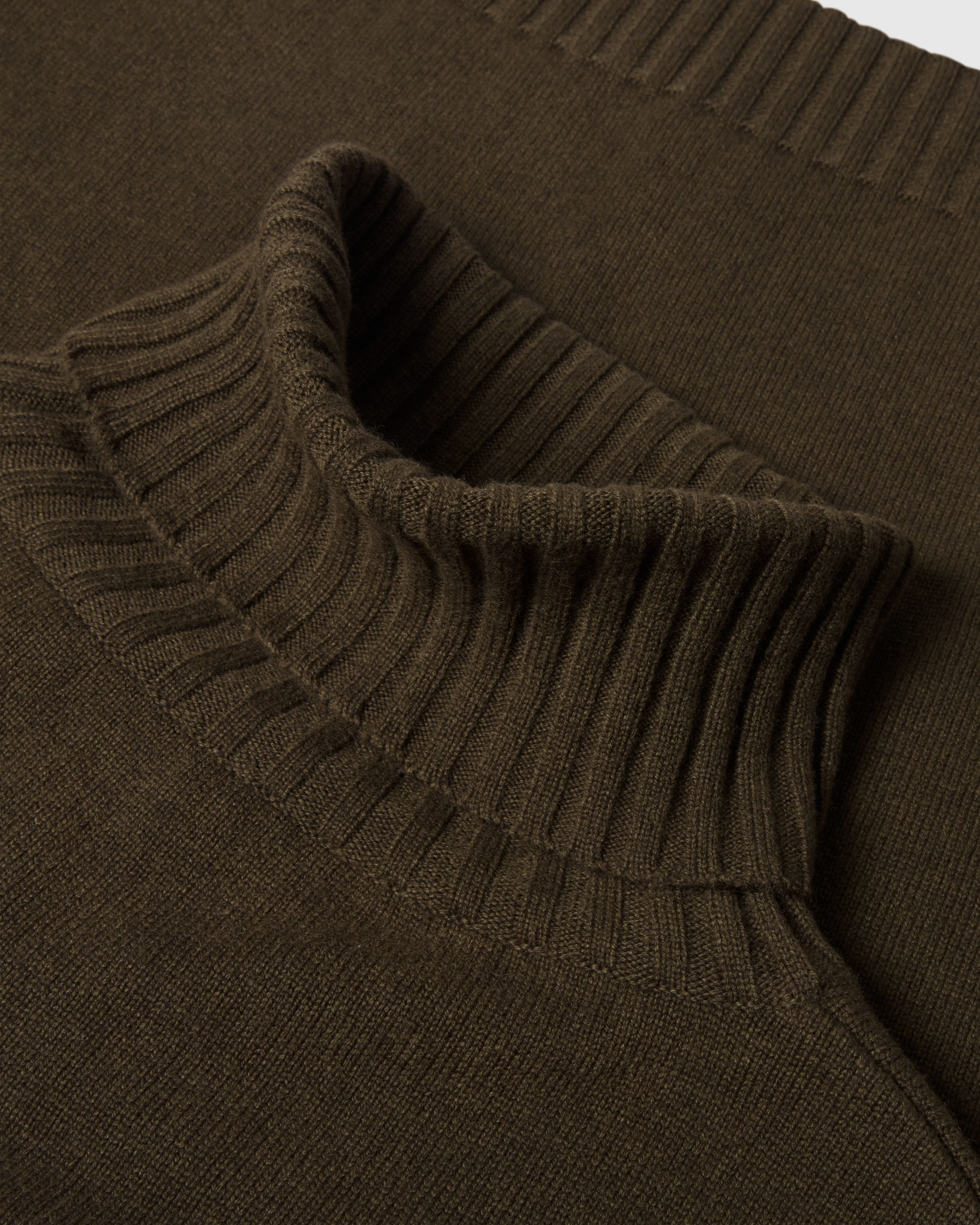 Image number 3 of The Chiltern Roll Neck Jumper in Fir