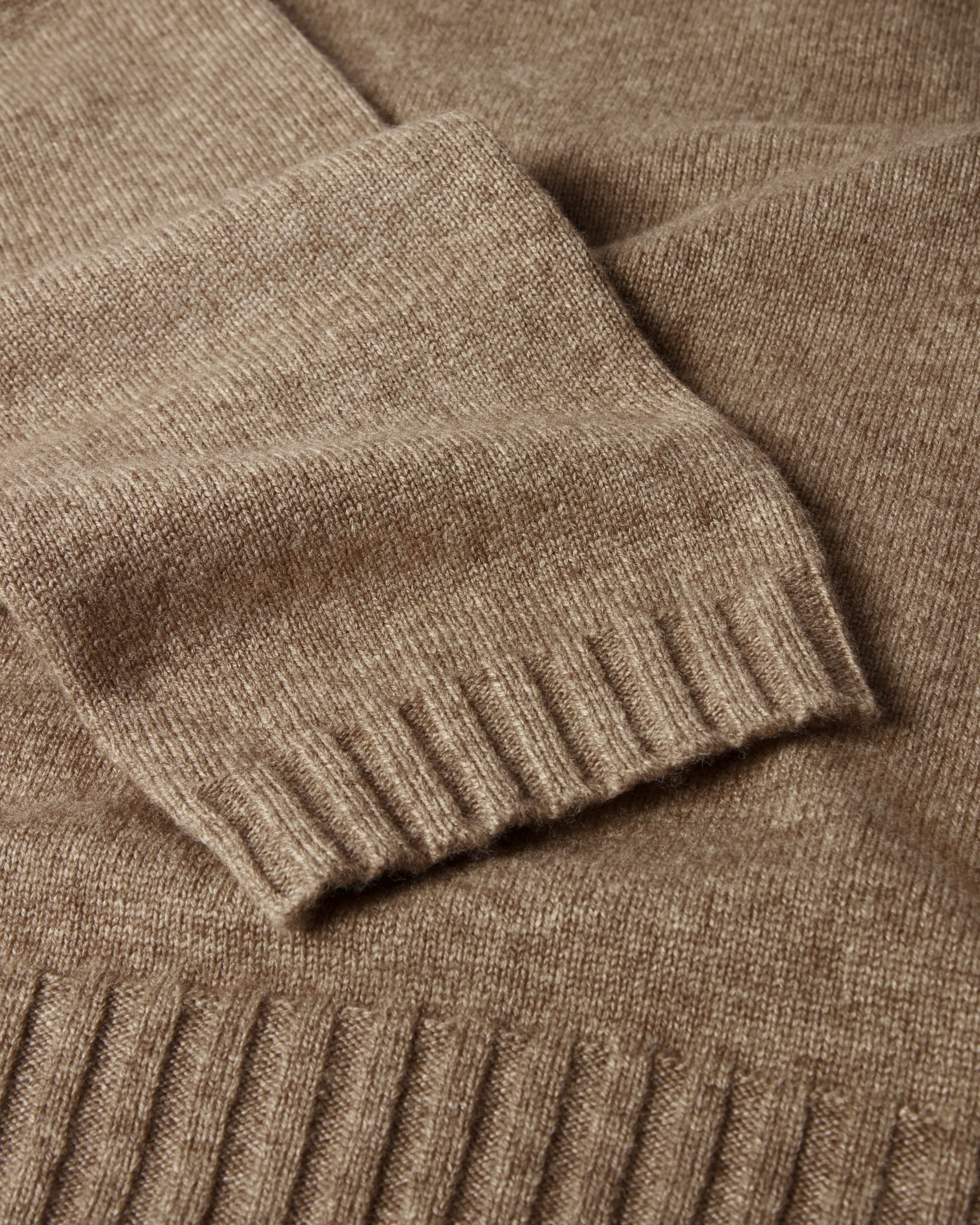 Image number 4 of The Chiltern Roll Neck Jumper in Mocha