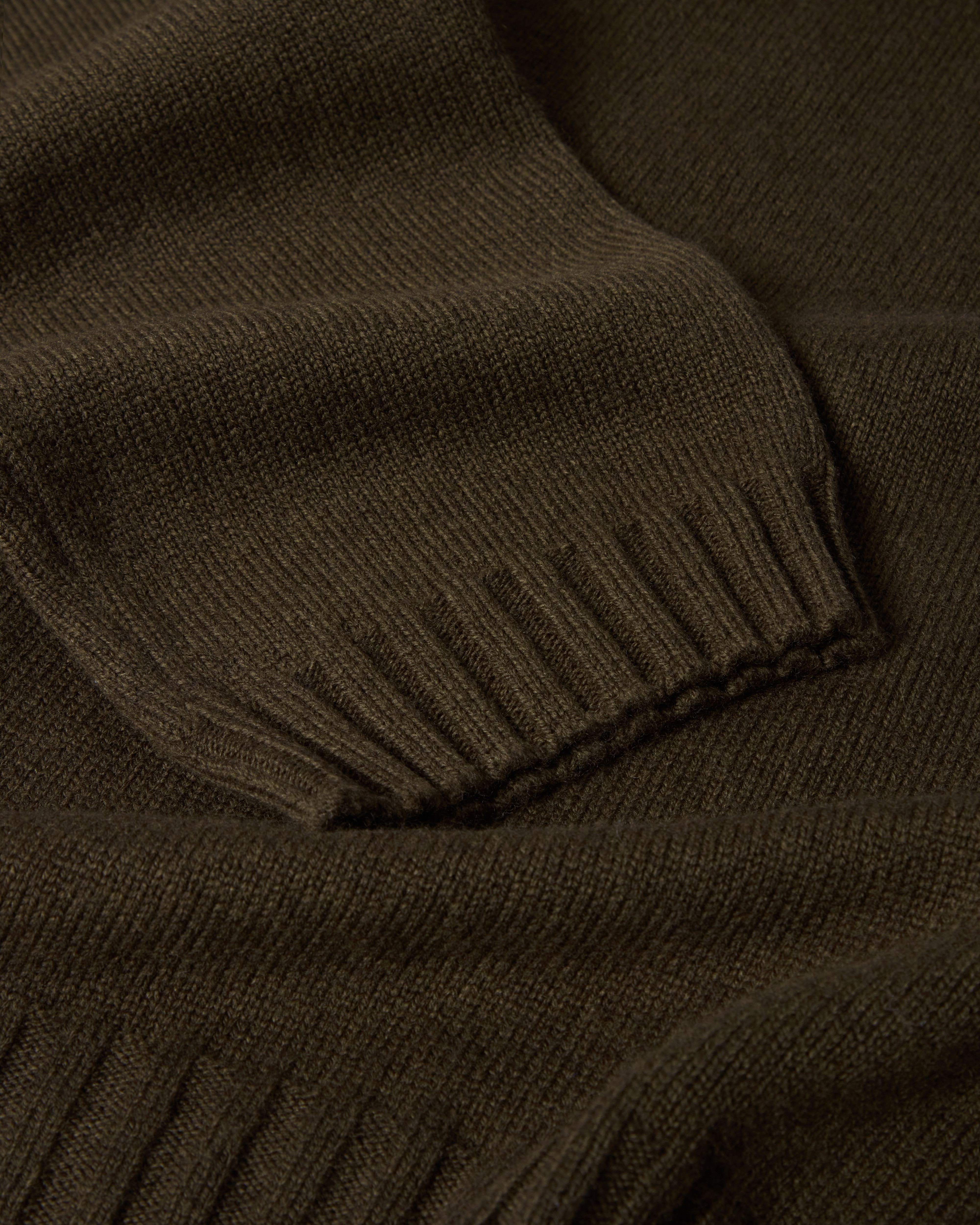 Image number 4 of The Chiltern Roll Neck Jumper in Fir