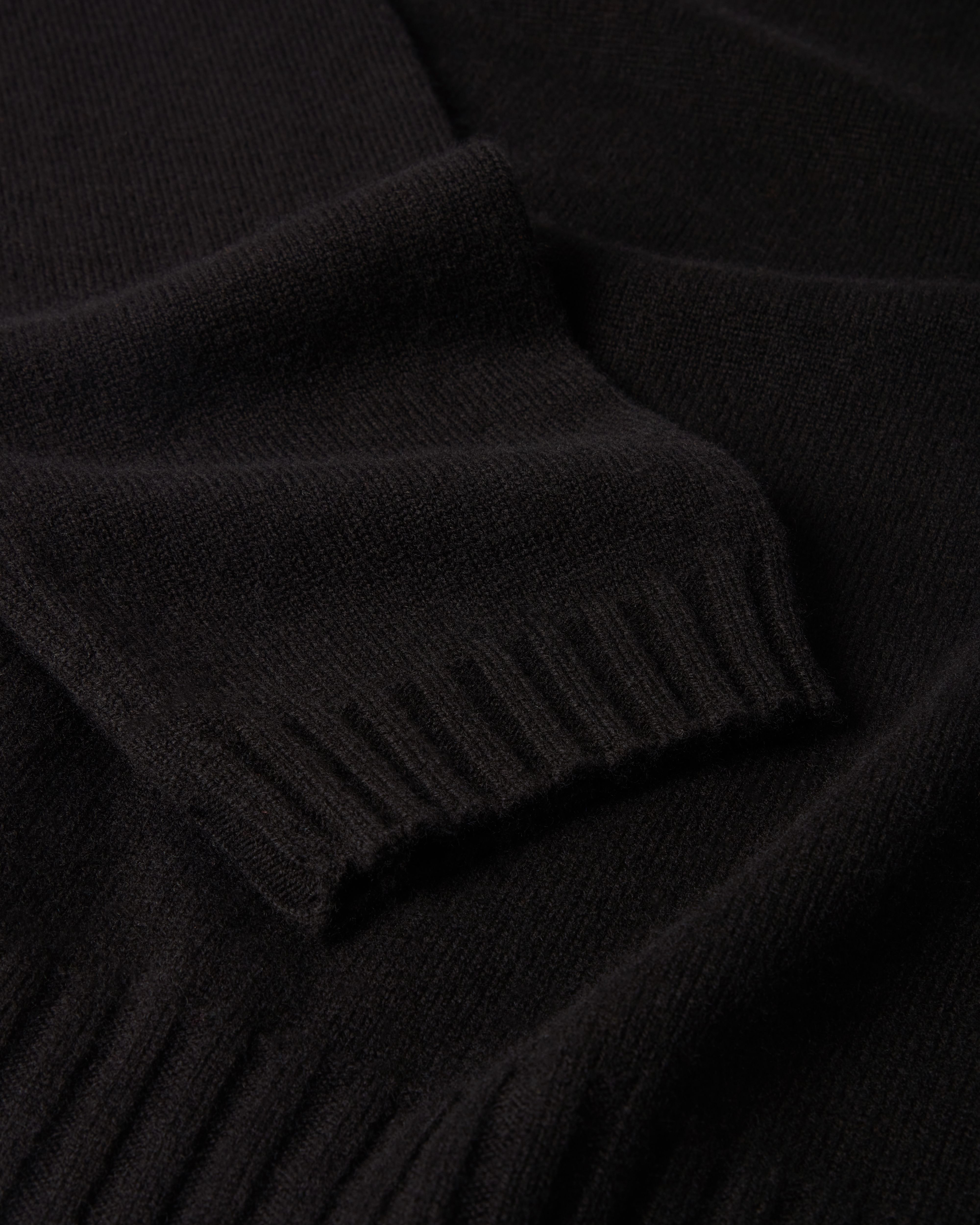 Image number 5 of The Chiltern Roll Neck Jumper in Black