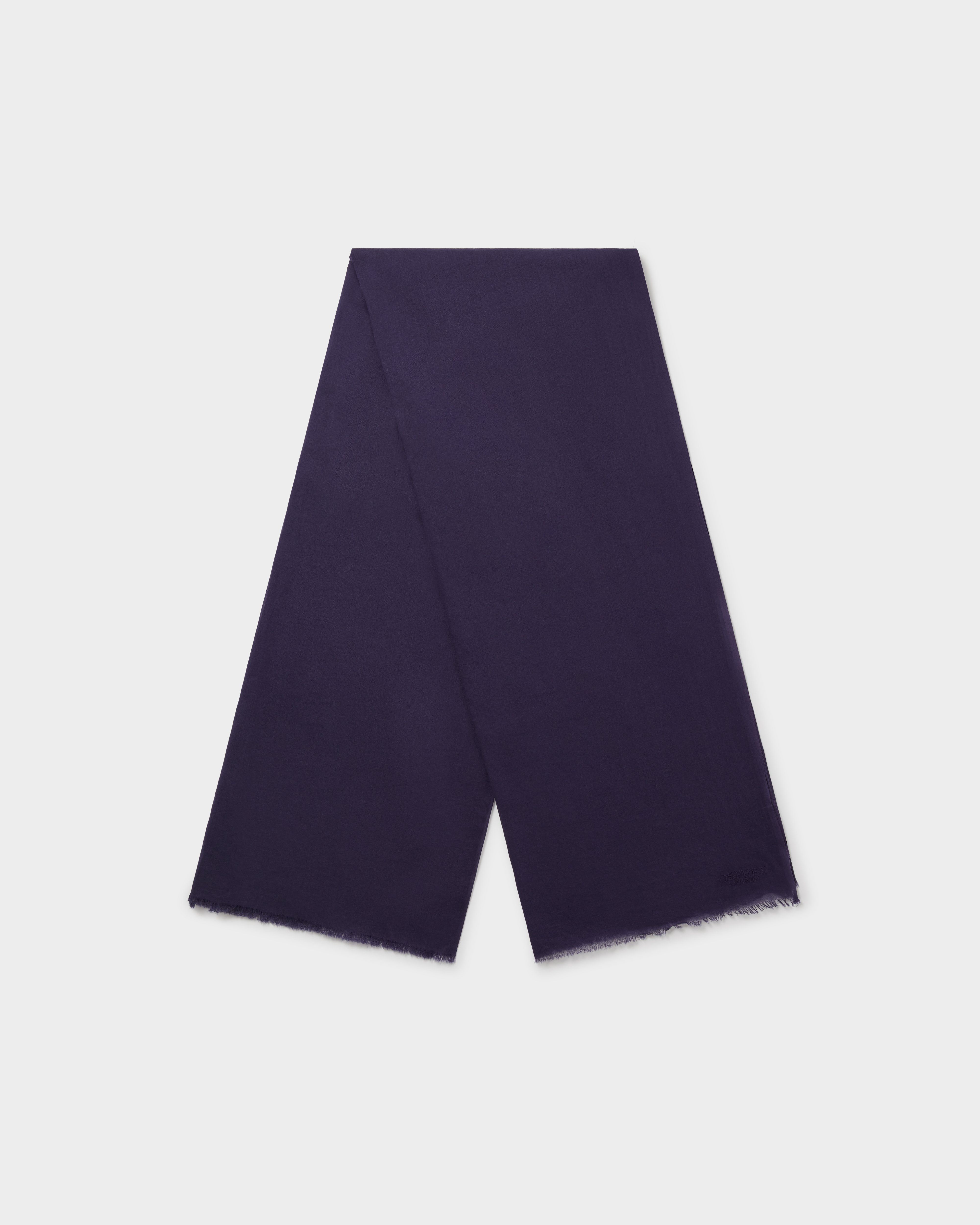 The Boxed Cotton Wrap in Navy