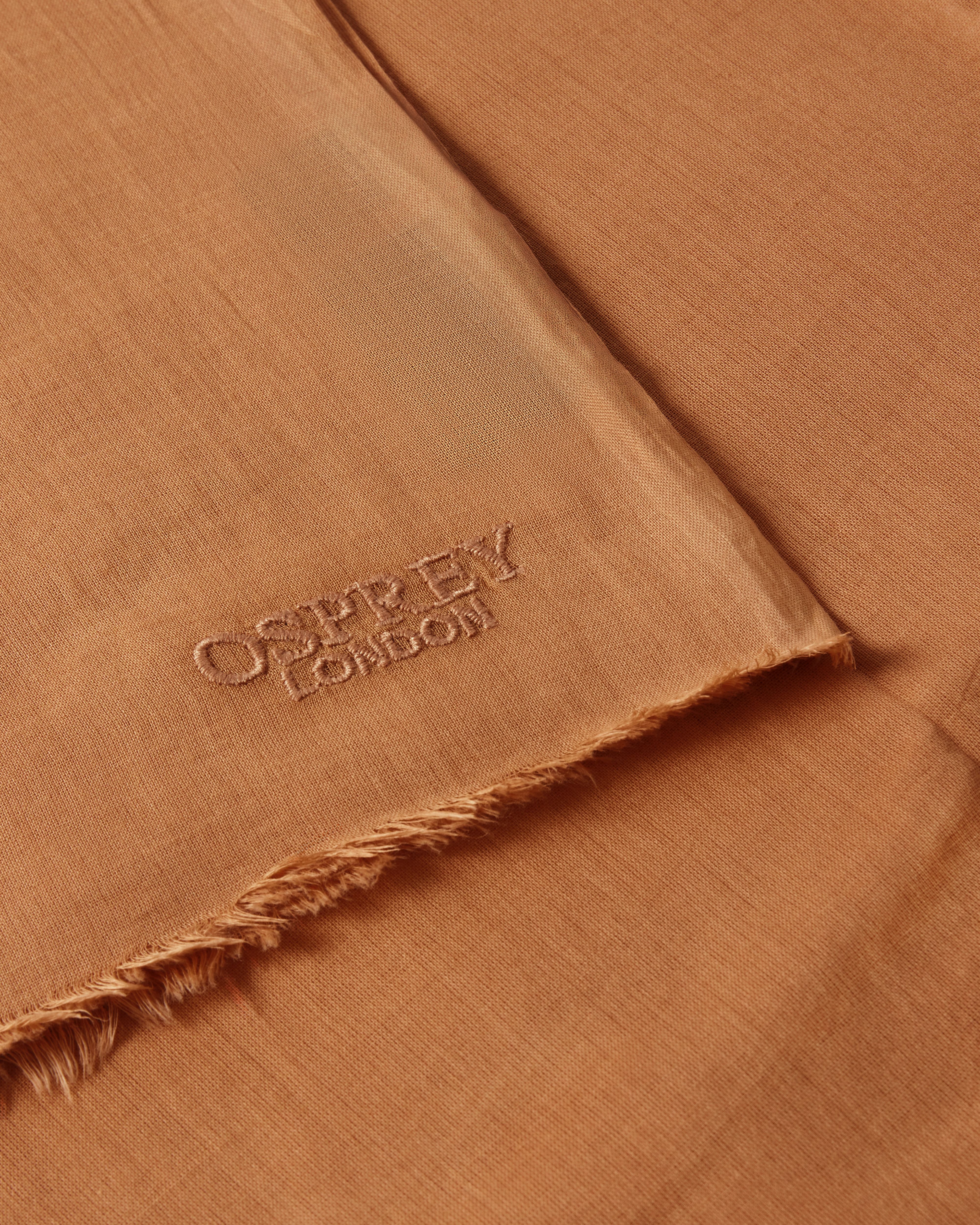 Image number 4 of The Boxed Cotton Wrap in Camel