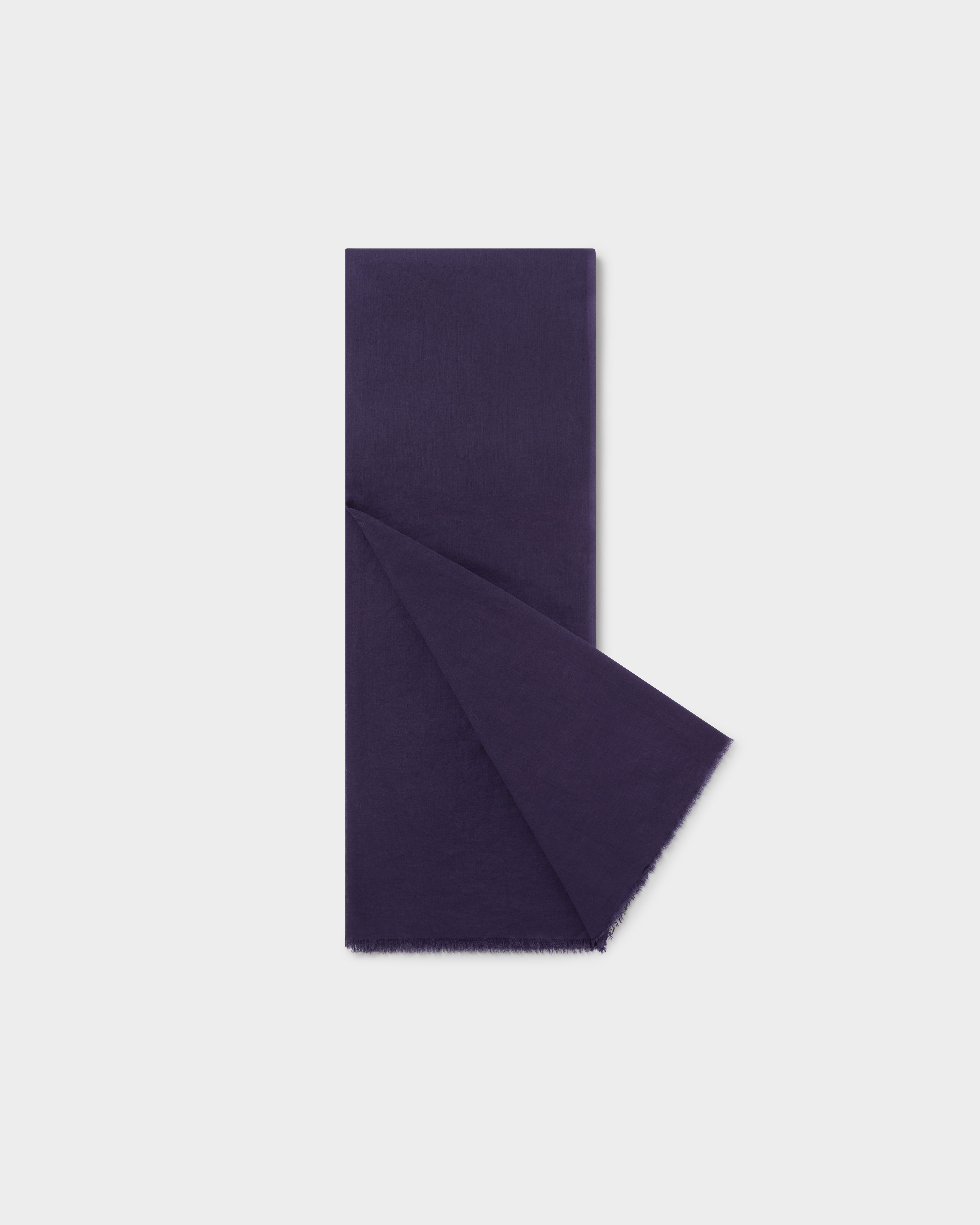 The Boxed Cotton Wrap in Navy