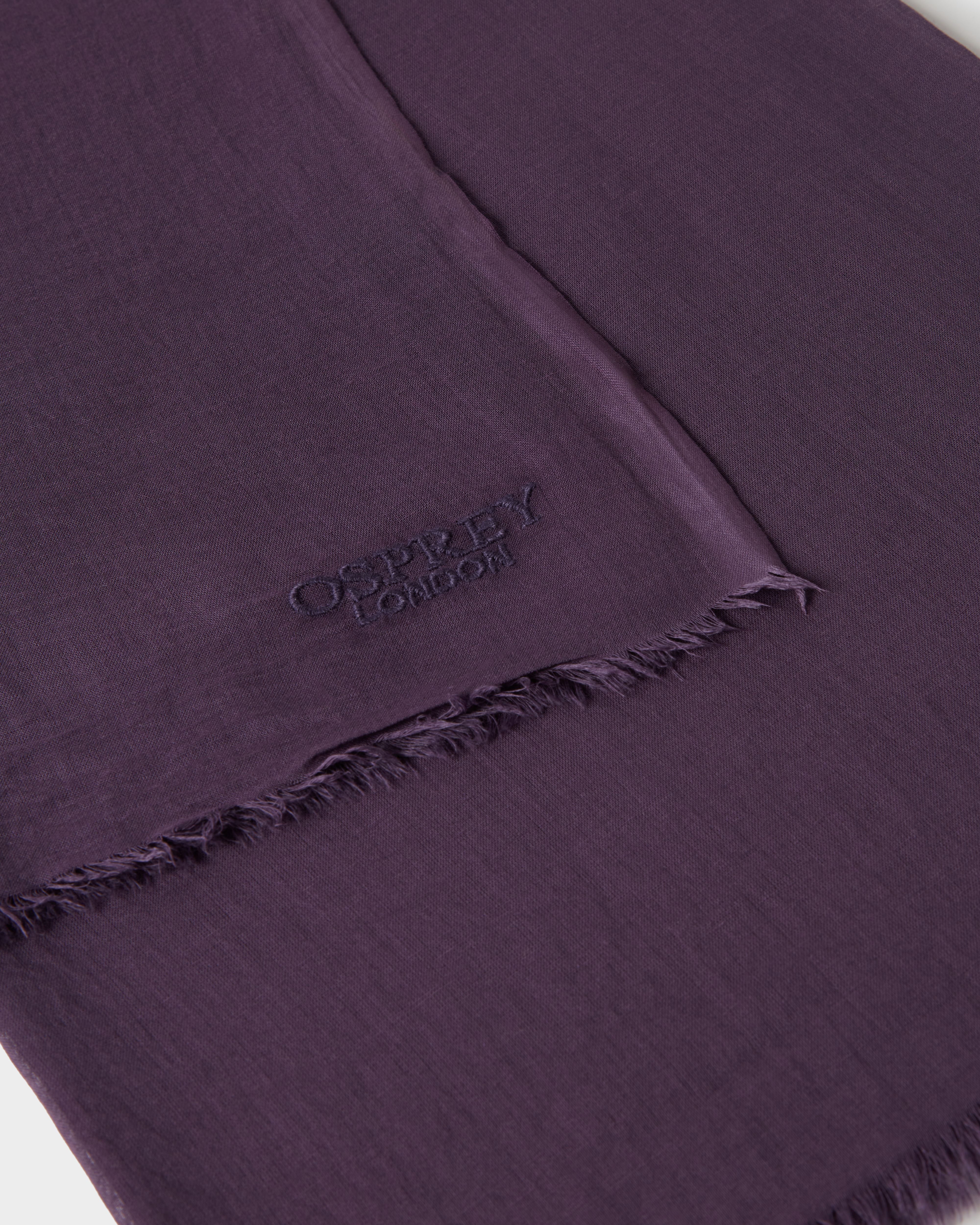 Image number 5 of The Boxed Cotton Wrap in Aubergine
