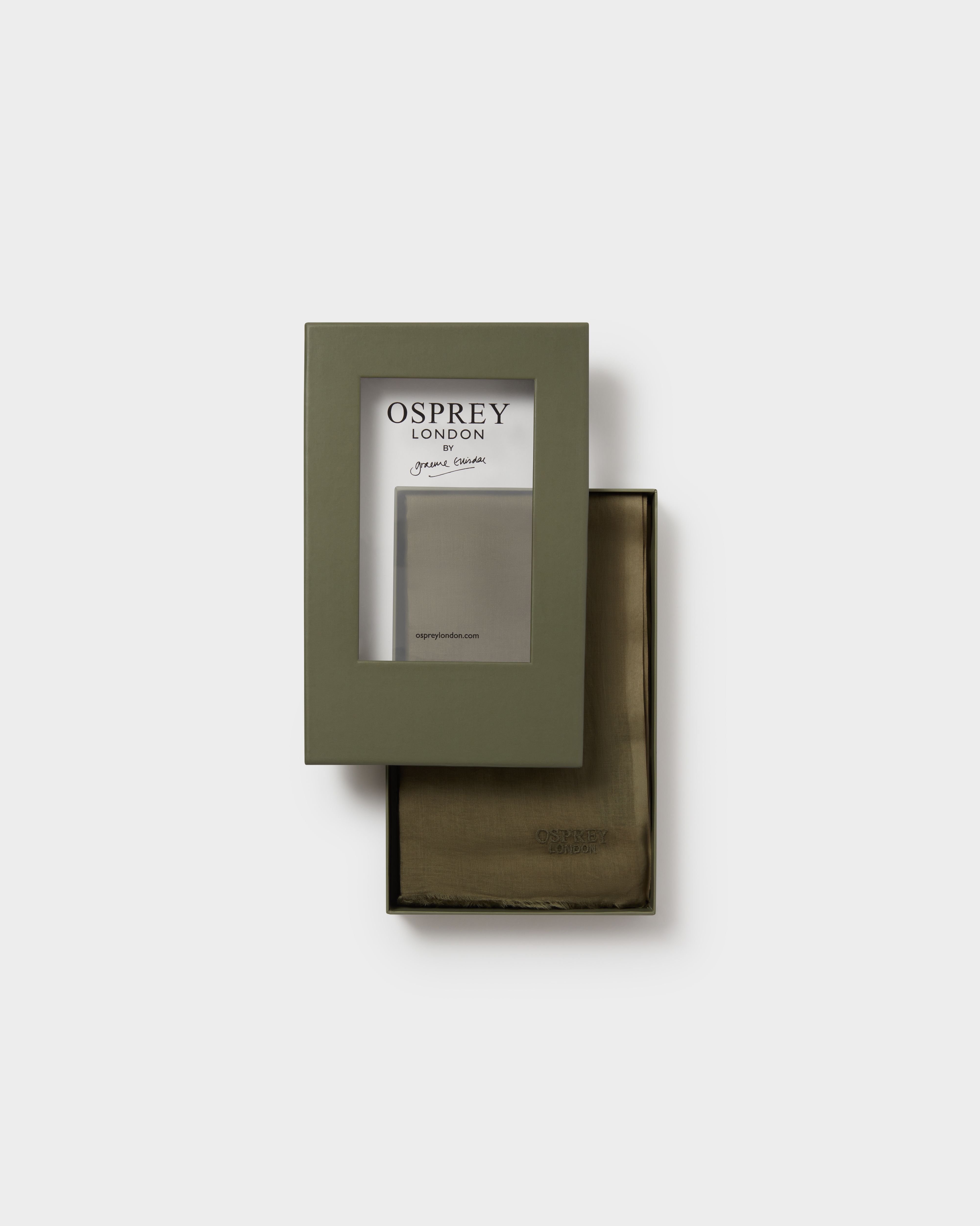 Image number 3 of The Boxed Cotton Wrap in Khaki