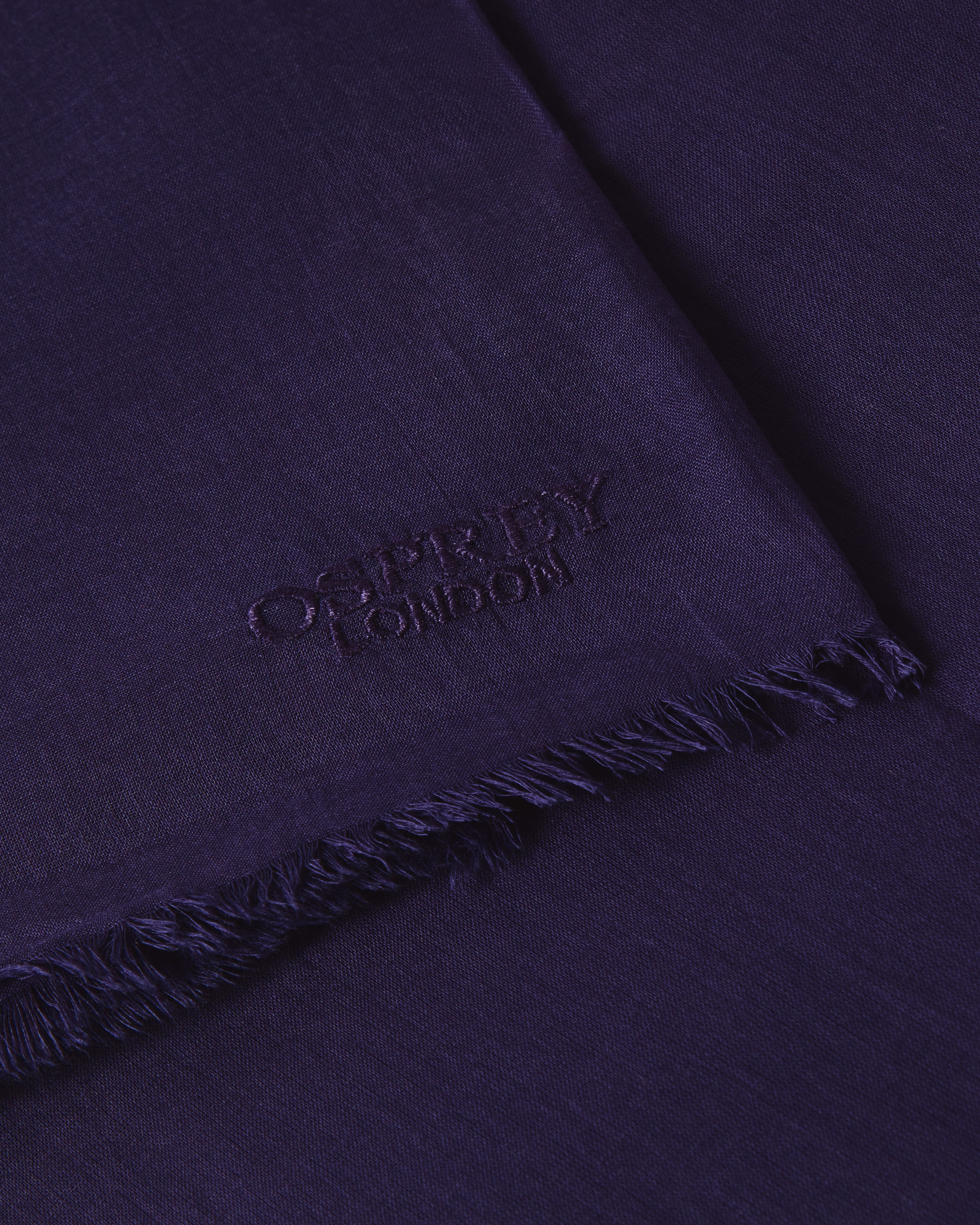 Image number 5 of The Boxed Cotton Wrap in Navy