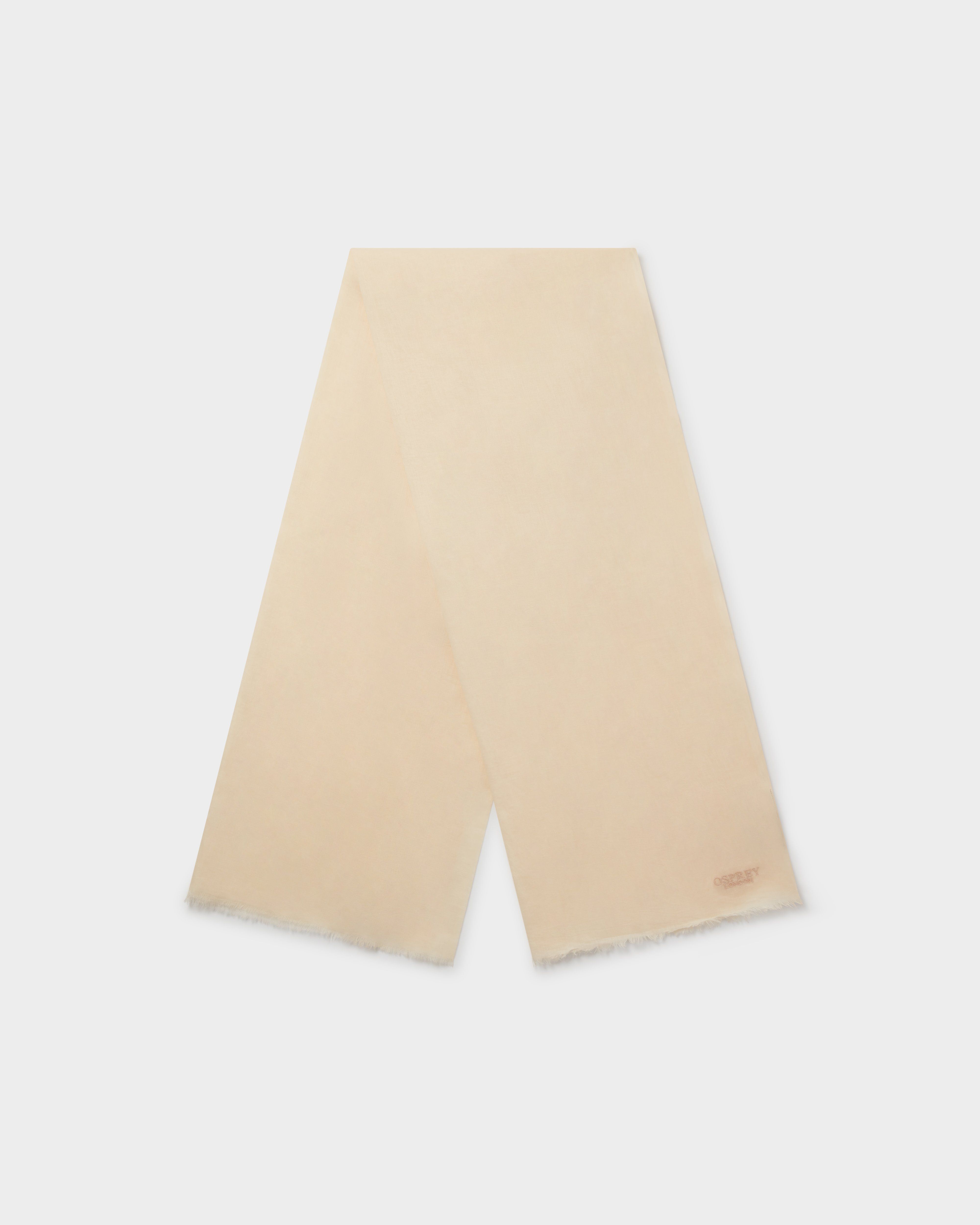 The Boxed Cotton Wrap in Ivory