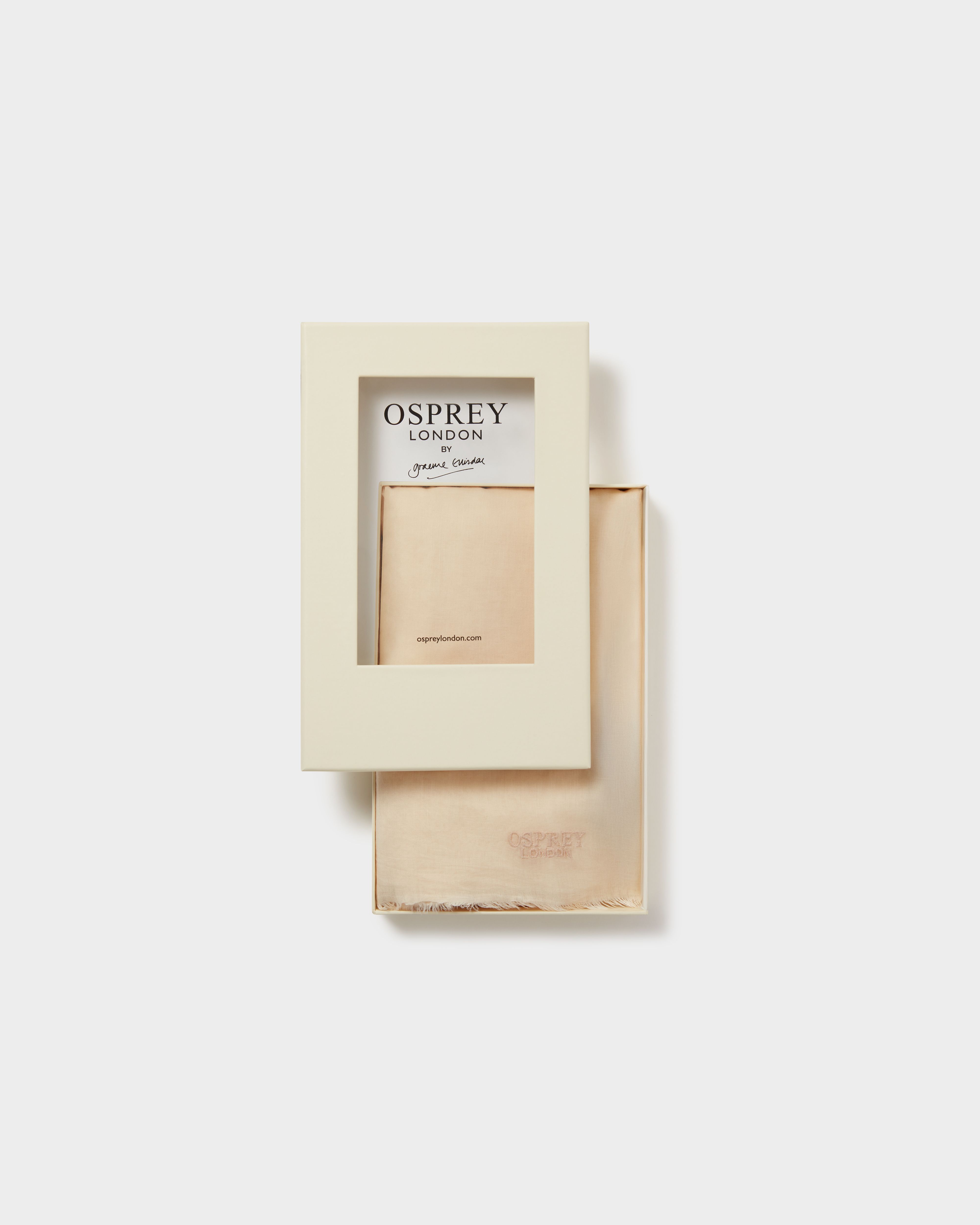Image number 3 of The Boxed Cotton Wrap in Ivory