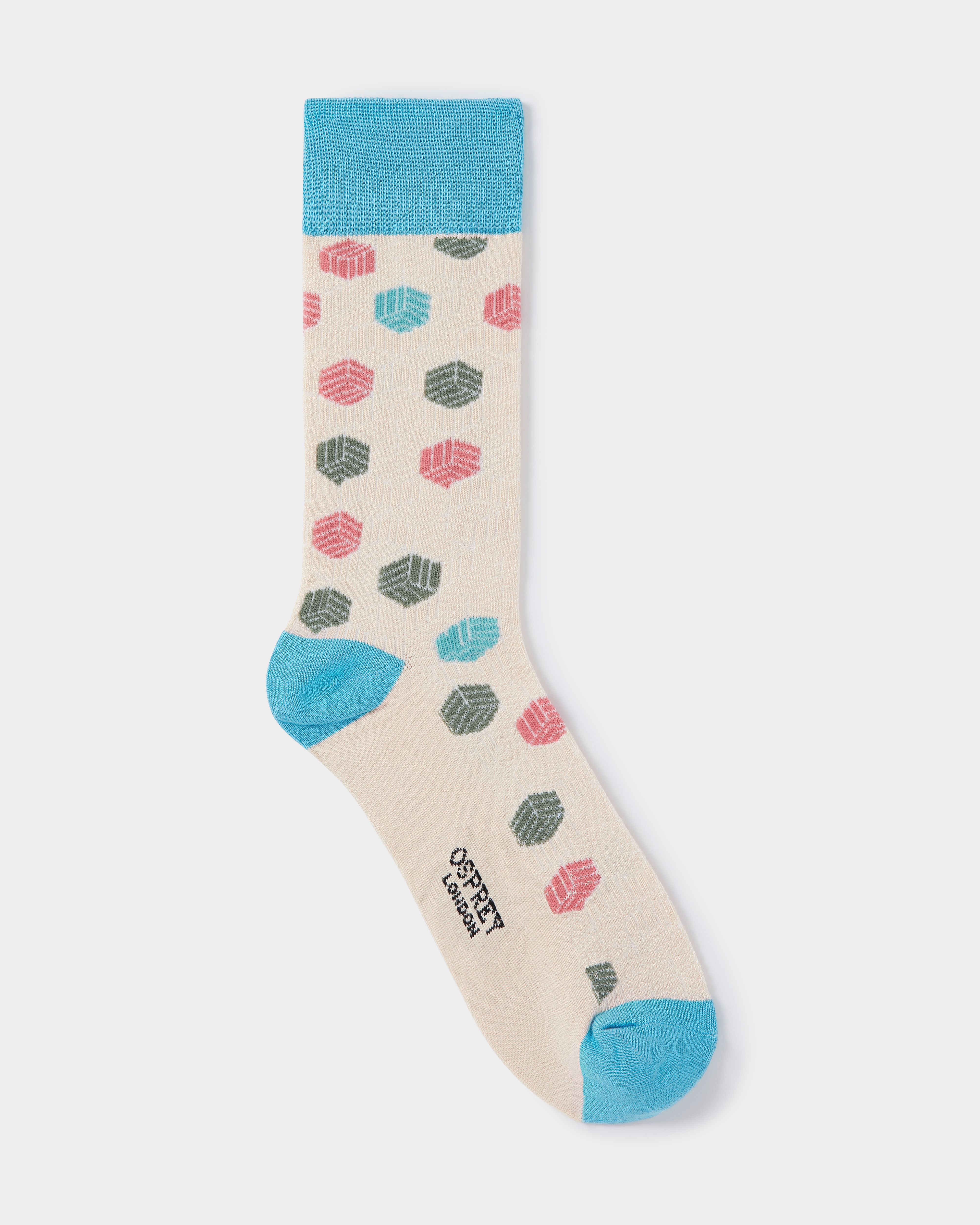 Image number 3 of Women's Luxury Boxed Socks Set of 3 in Pink Multi