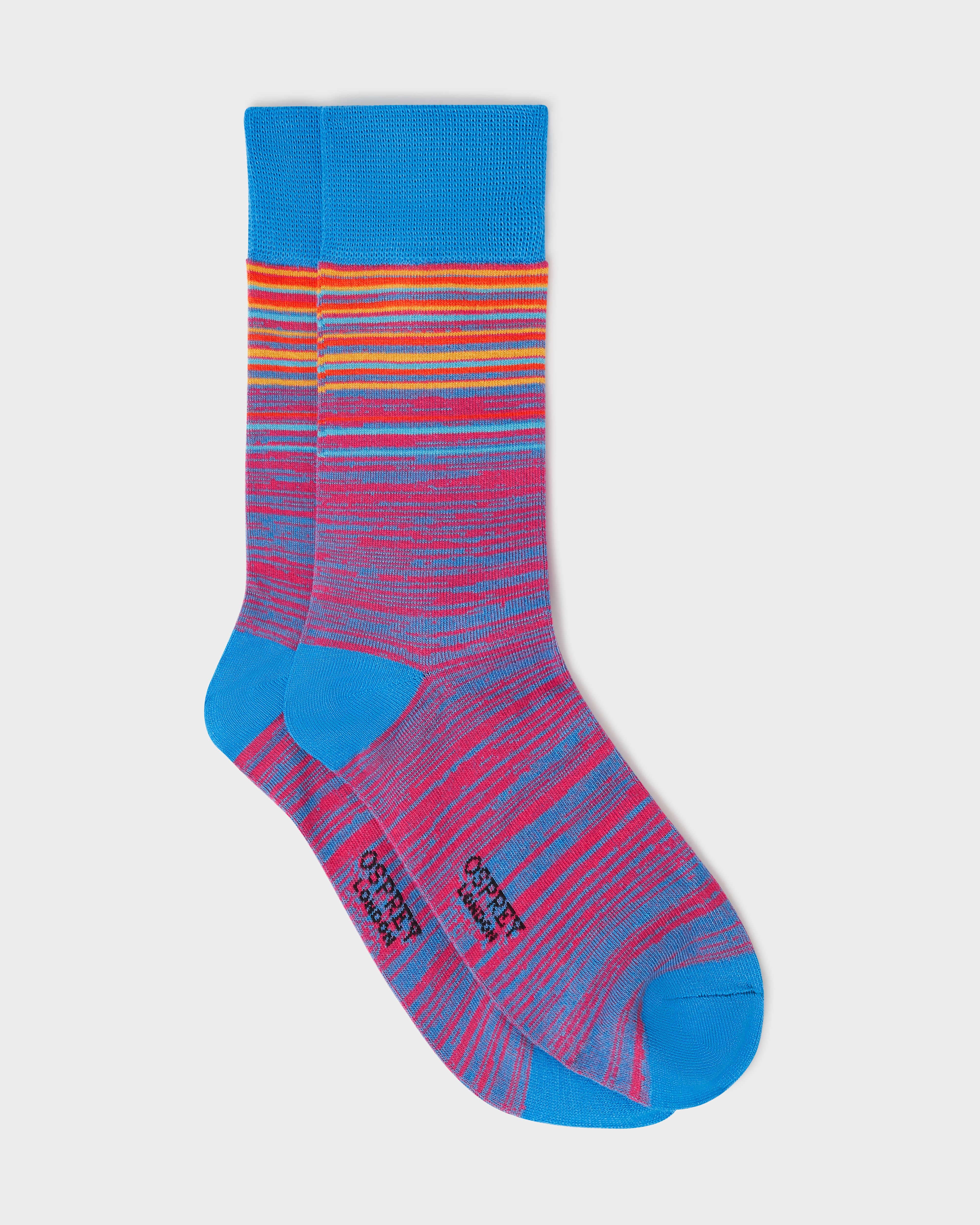 Image number 3 of Women's Luxury Boxed Socks Set of 3 in Teal Multi