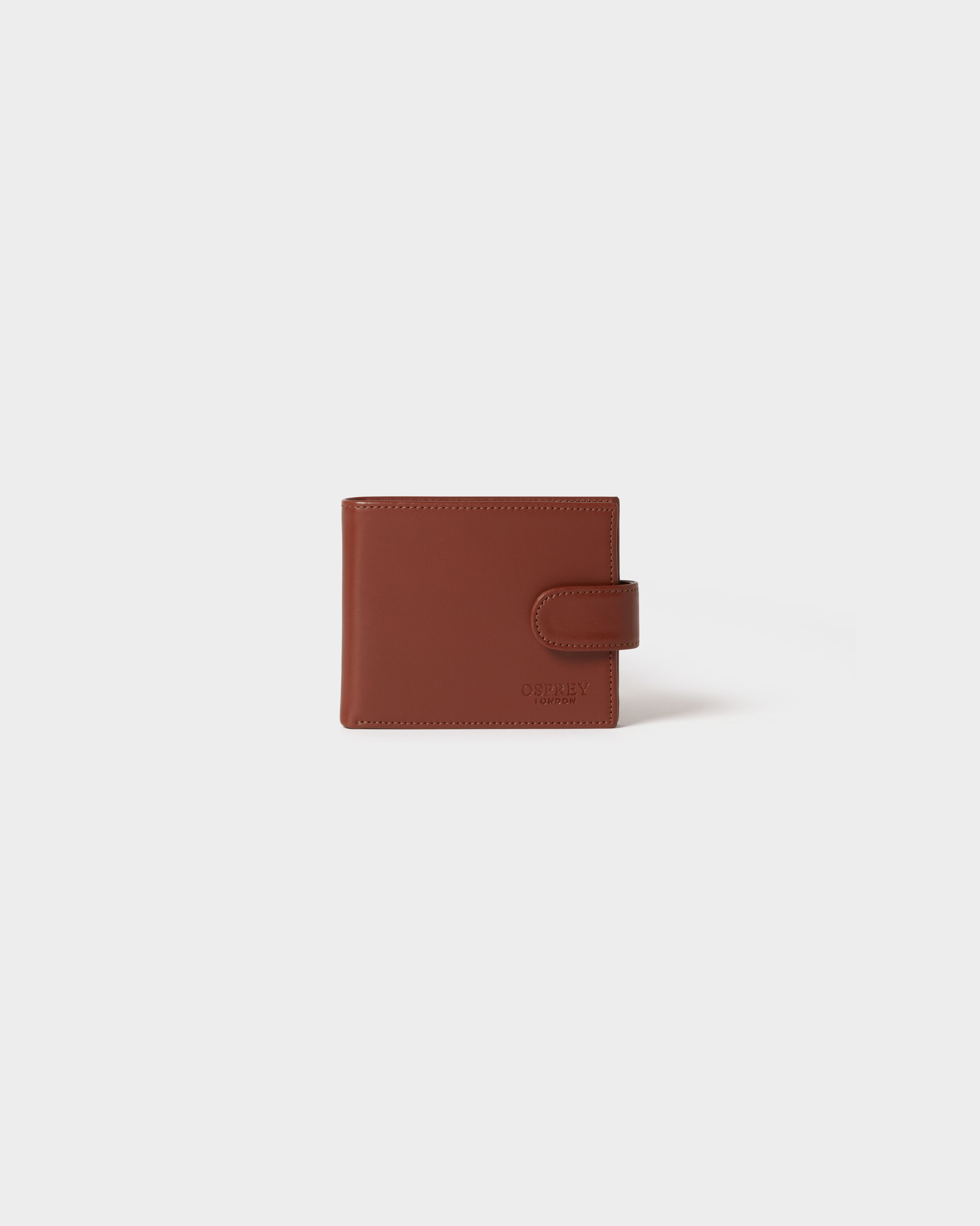 The Coin Wallet and Scarf Set in Green & Brown