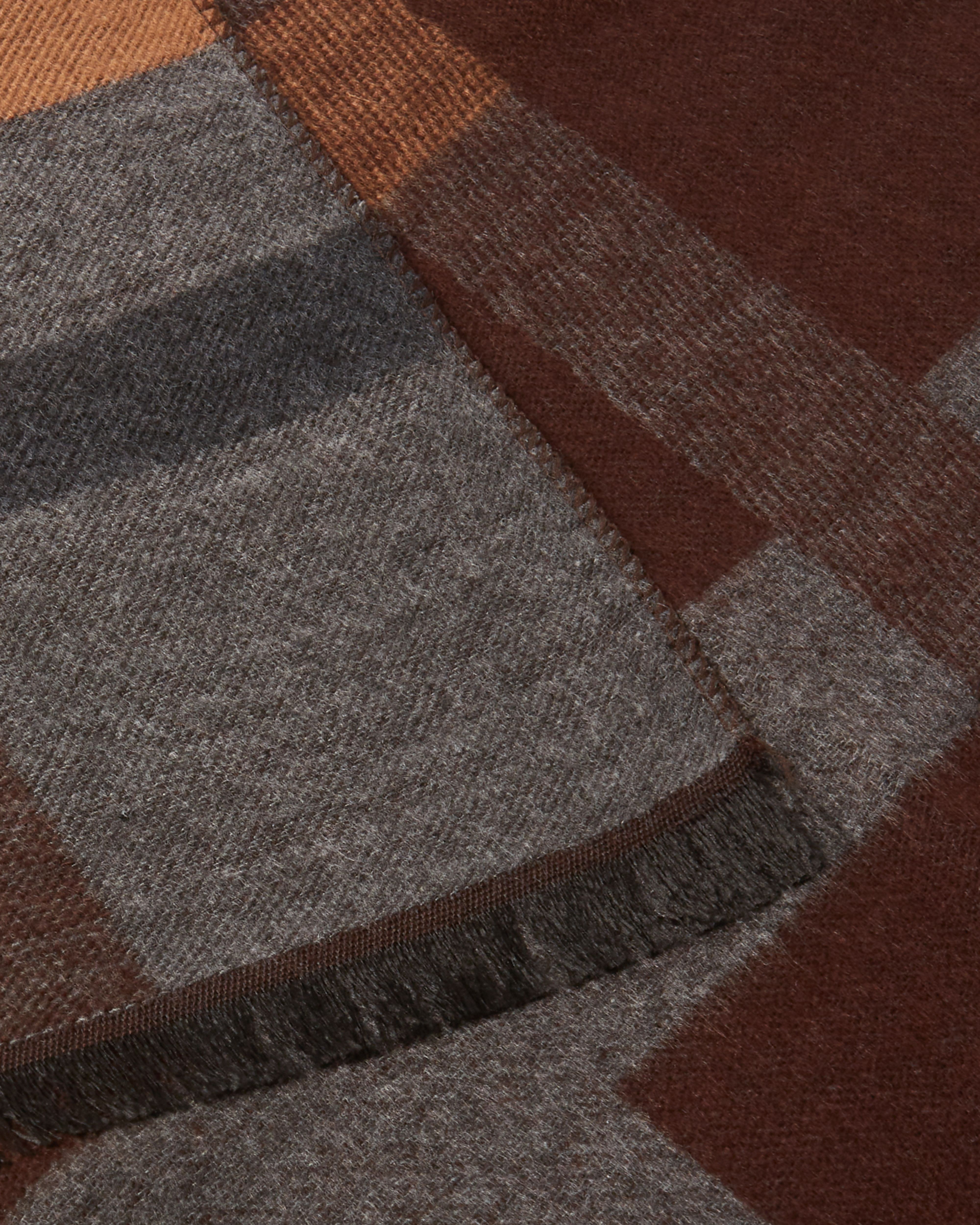 Image number 5 of The Coin Wallet and Scarf Set in Green & Brown