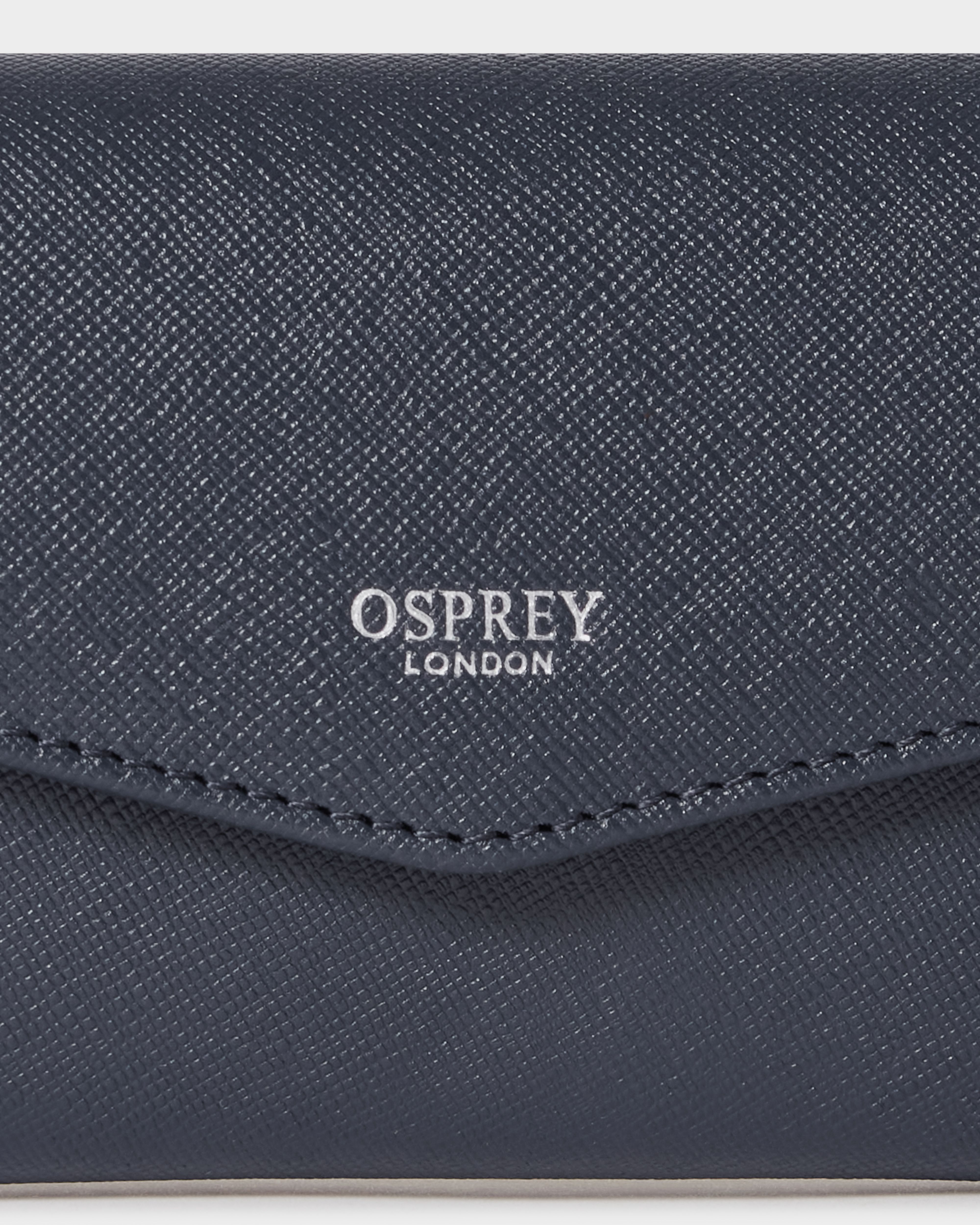 Image number 5 of The Neptune Leather Matinee Purse in Navy