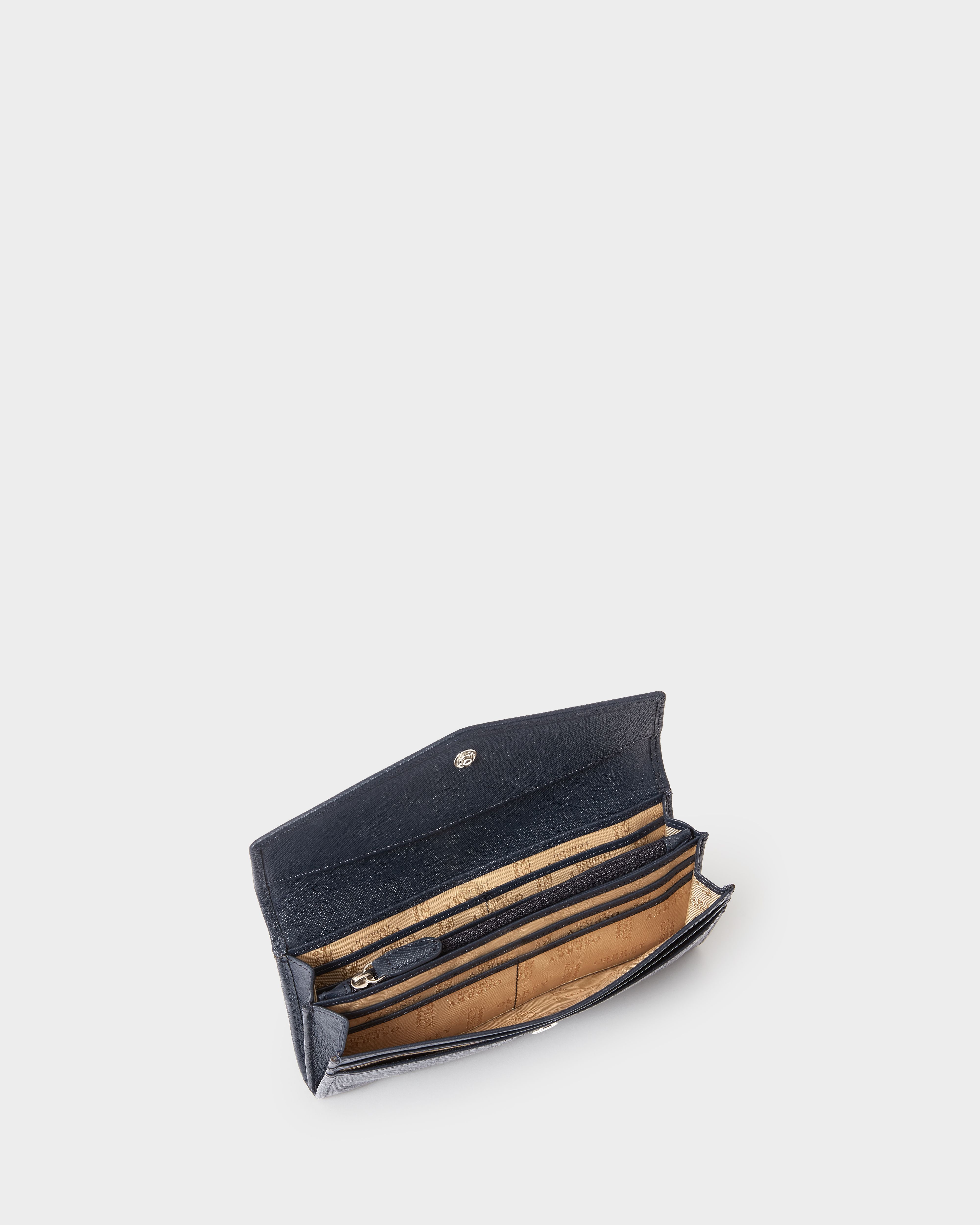 Image number 4 of The Neptune Leather Matinee Purse in Navy