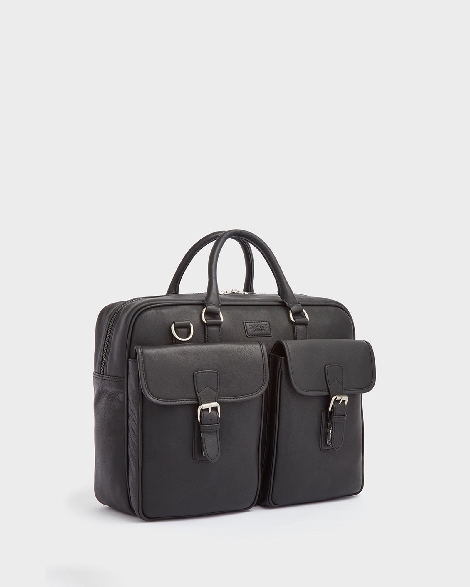 Image number 3 of The Grip Leather Bag in Black