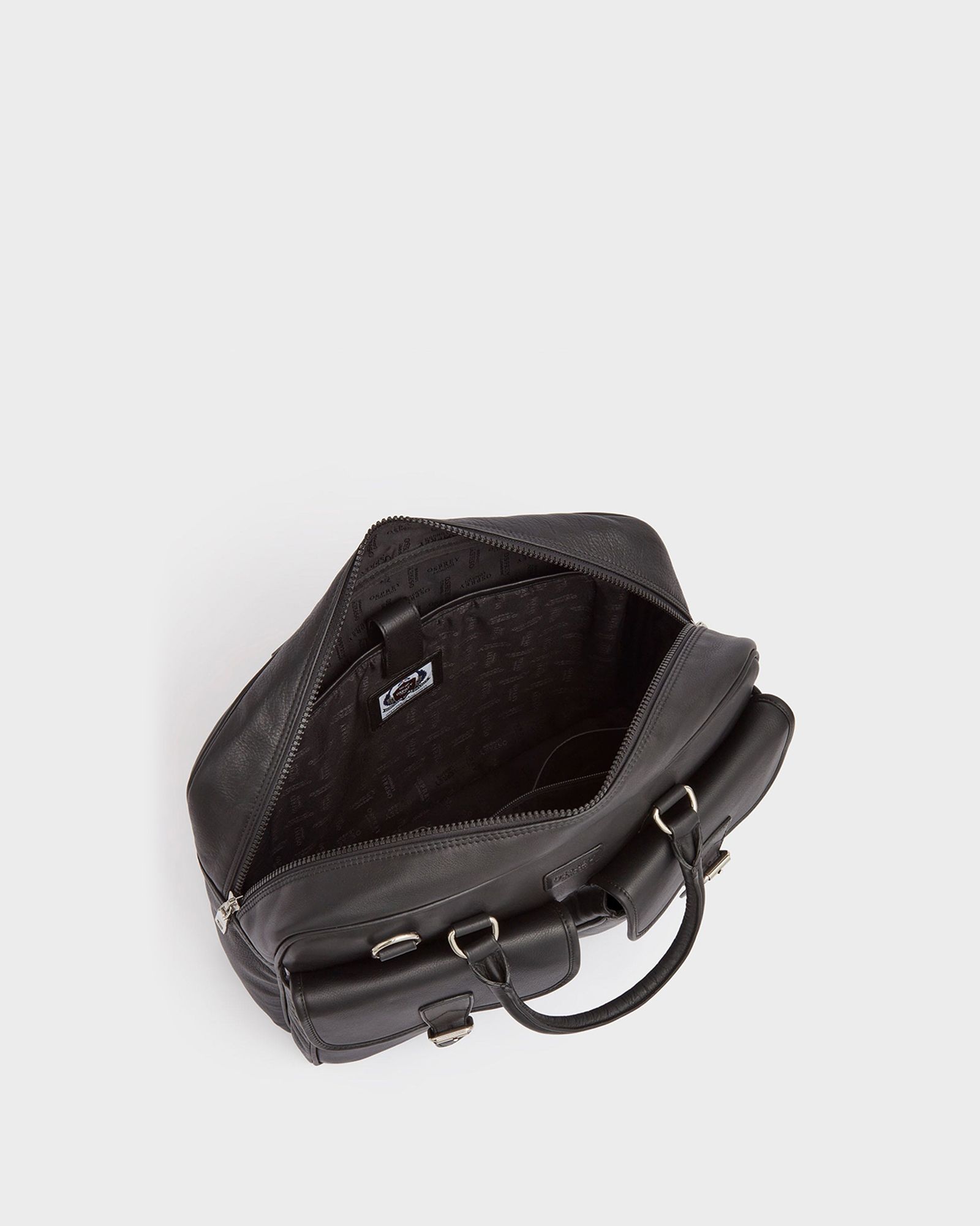 Image number 5 of The Grip Leather Bag in Black
